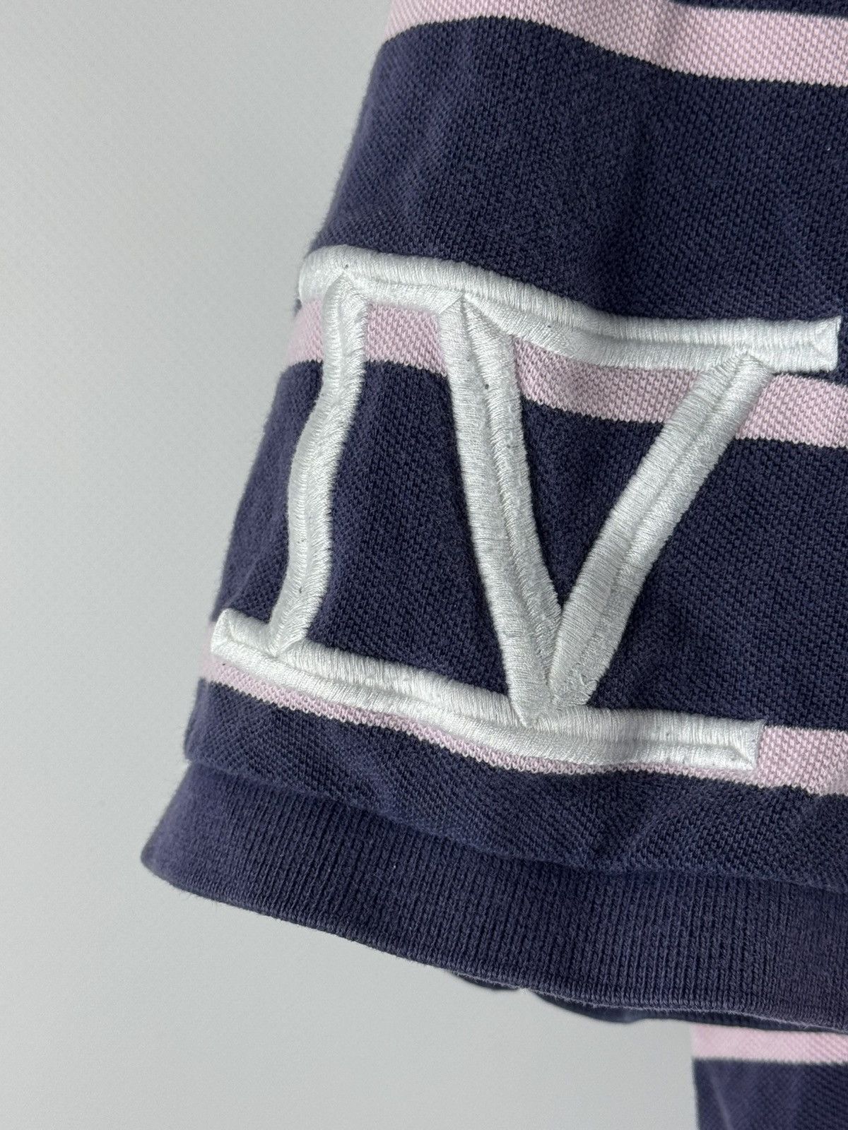 Polo Ralph Lauren Vintage Polo Ralph Lauren Mercer Polo Team IV Stripe Collar Size US XXL / EU 58 / 5 - 5 Thumbnail