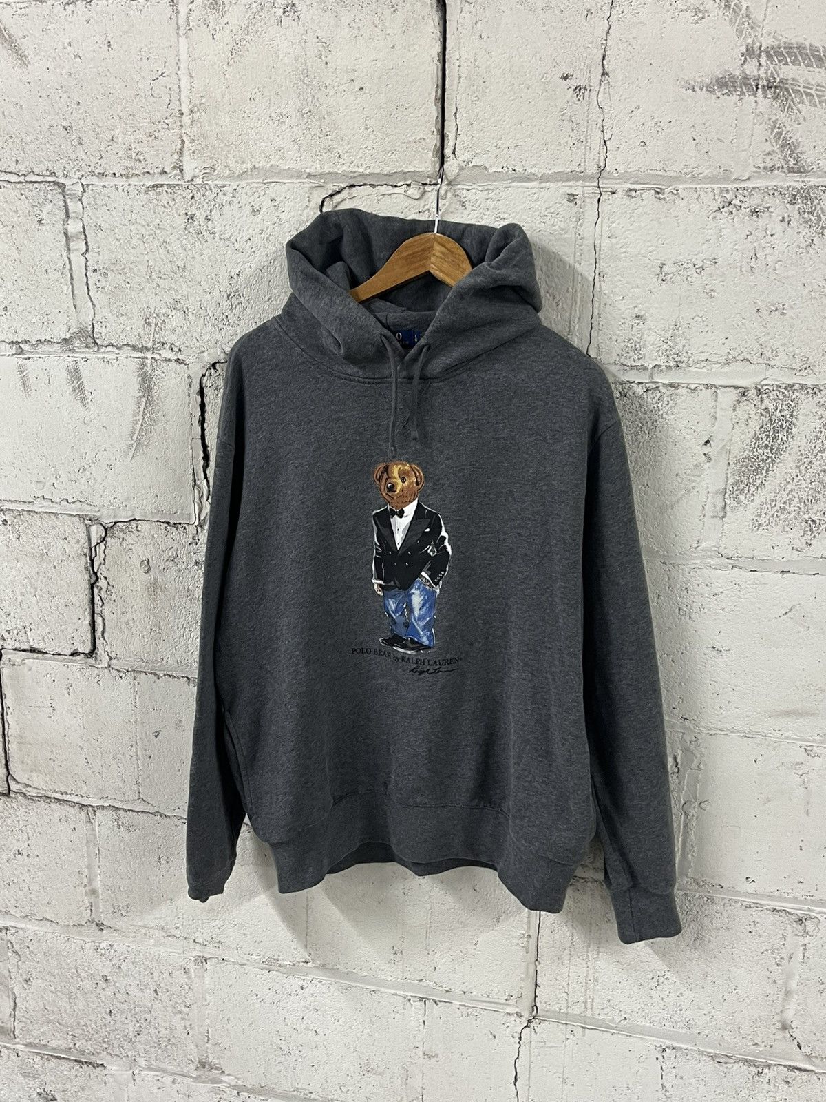 Polo Ralph Lauren Polo bear hoodie, vintage preppy, streetwear hype Size US L / EU 52-54 / 3 - 4 Thumbnail