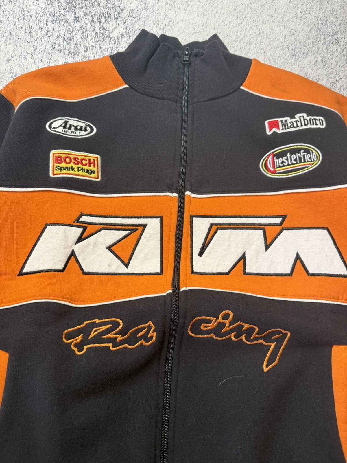 Vintage Vintage KTM Racing Hoodie Jacket Marlboro Size US L / EU 52-54 / 3 - 10 Thumbnail