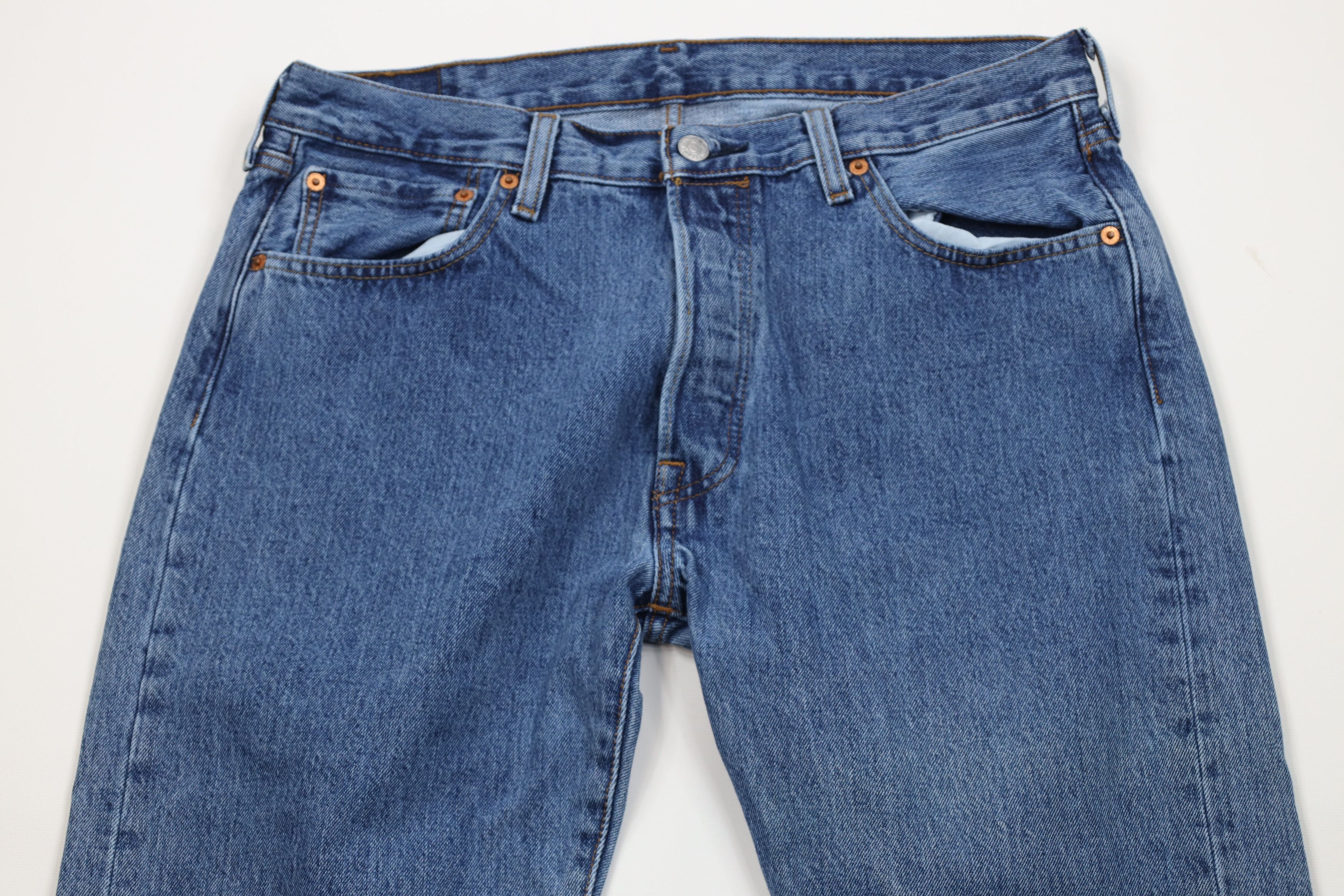 Levi's Vintage Y2K Levis 501xx Button Fly Original Fit Denim Jeans Size US 34 / EU 50 - 2 Thumbnail