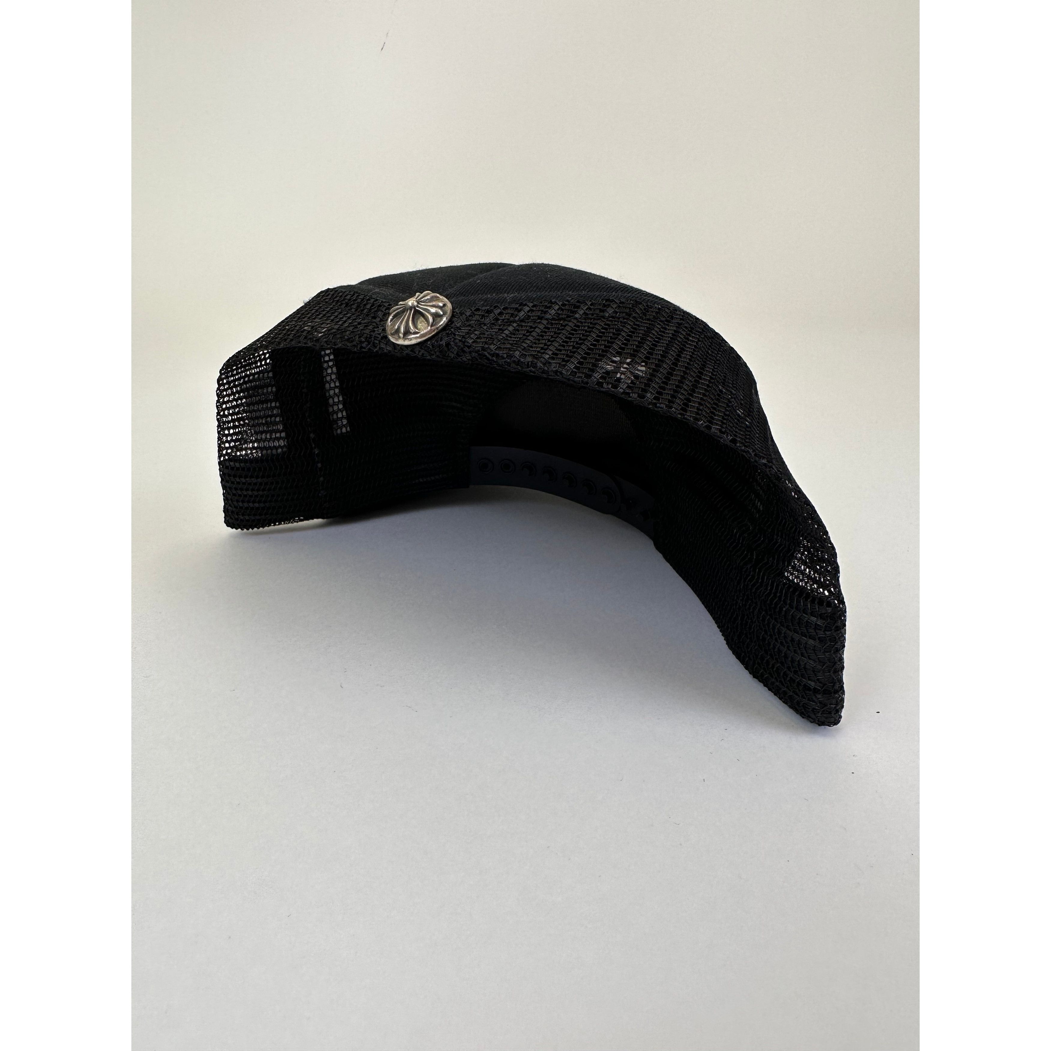 Chrome Hearts Matty Boy Black Leather Chomper Trucker Hat Size ONE SIZE - 13 Thumbnail