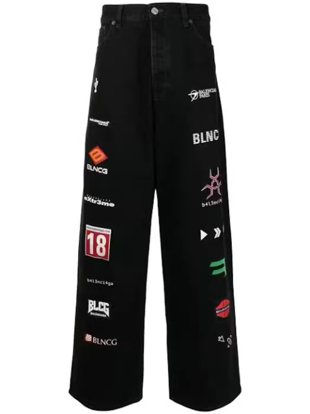 image of Balenciaga Gamer Jeans in Black, Men's (Size 30)