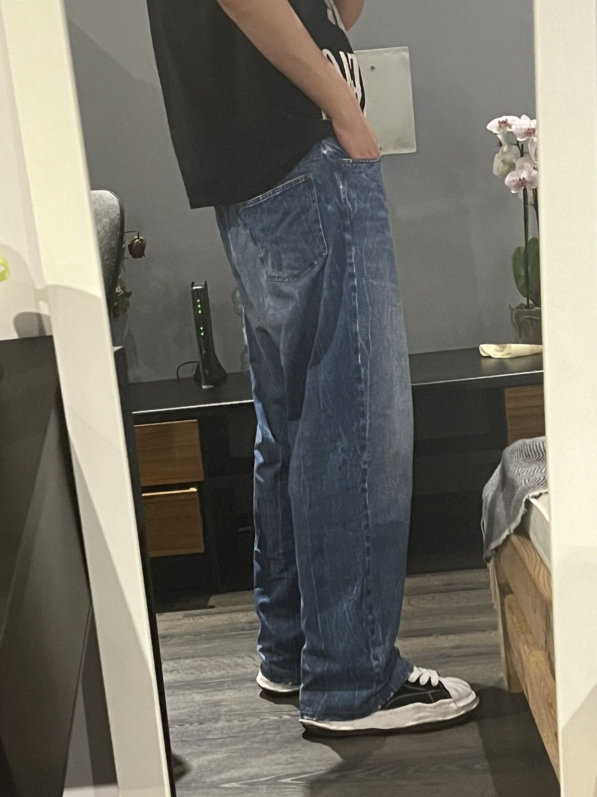 Balenciaga Balenciaga Trompe-L’oeil Jersey Pants Size US 32 / EU 48 - 13 Thumbnail