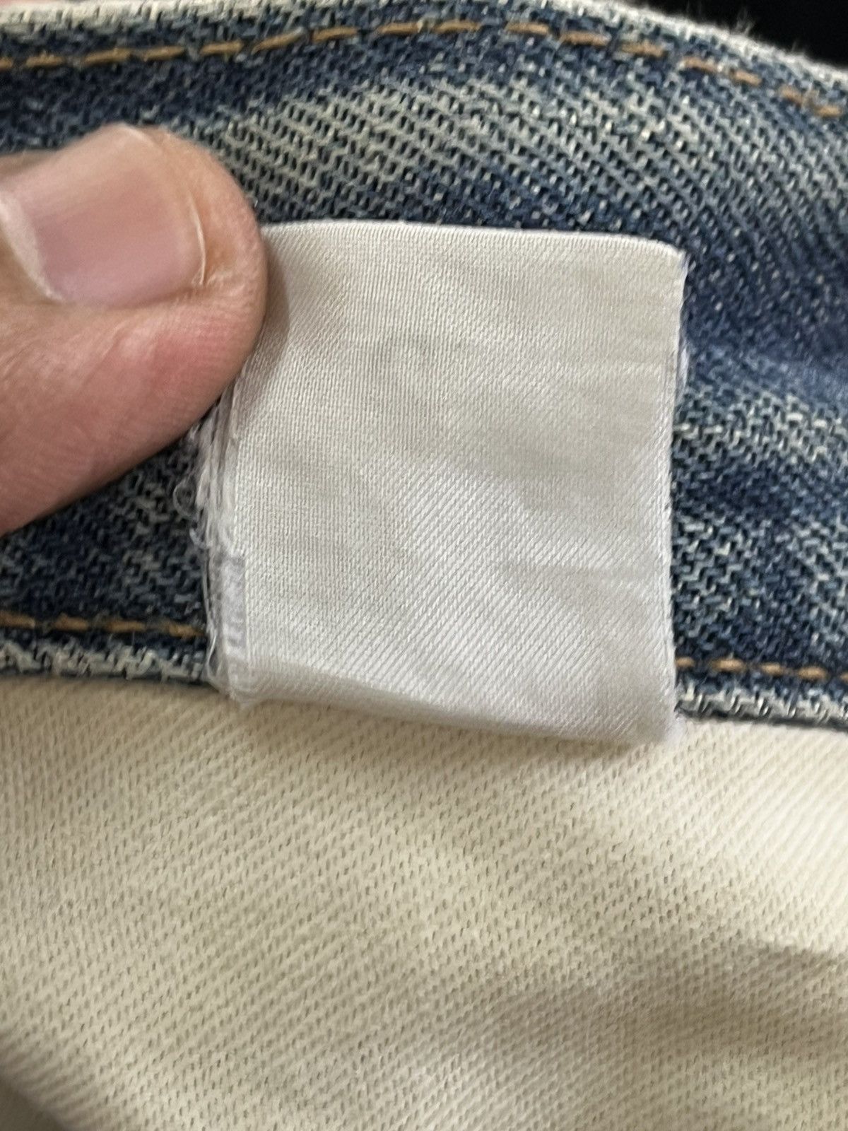 Japanese Brand × Le Grande Bleu (L.G.B.) × Warehouse Vintage Unique Clothing Warehouse Selvedge Mudwash Denim Size US 33 - 15 Thumbnail