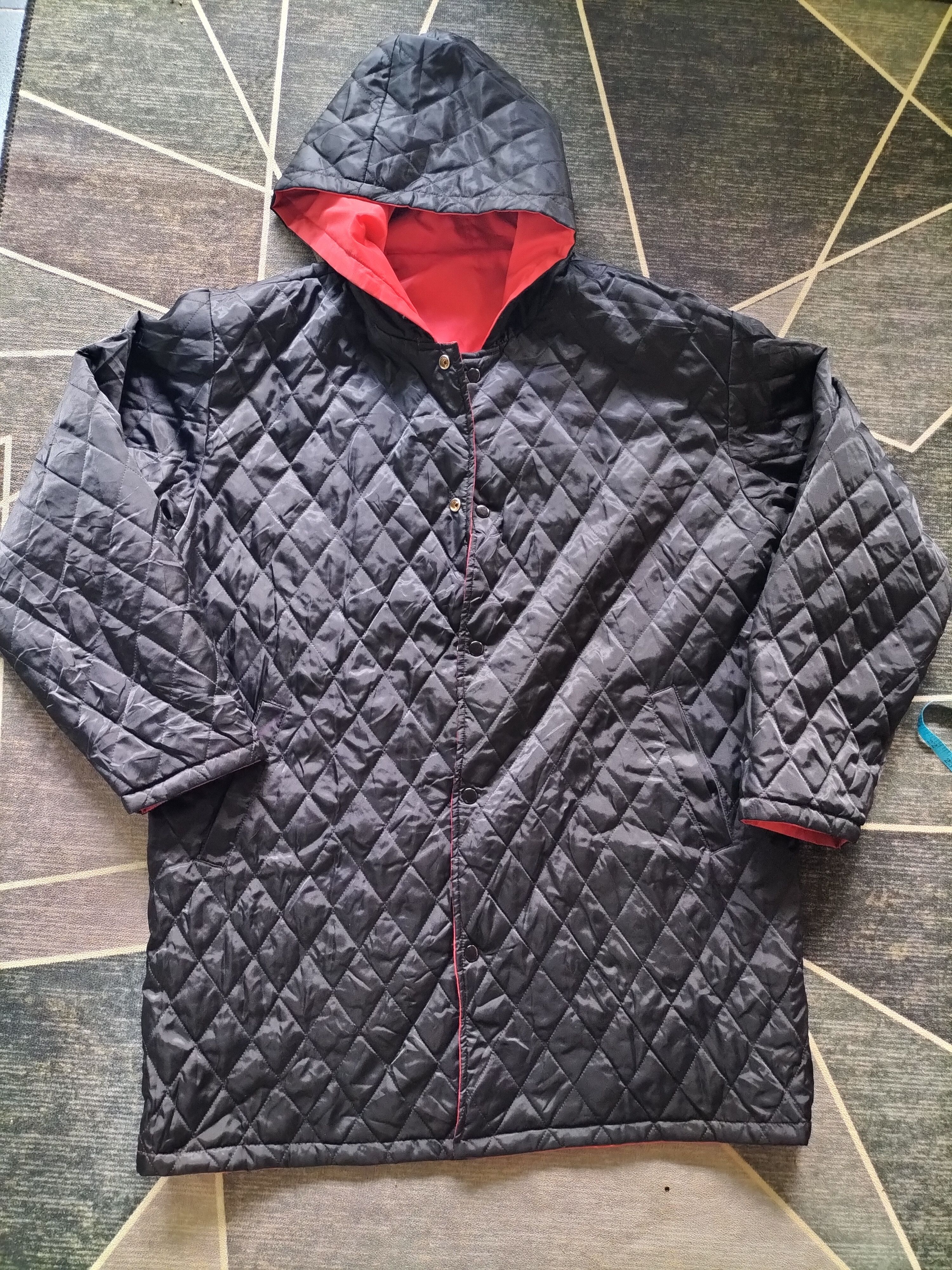Vintage Vintage 90s Toyota European Reversible Rain coat Puff Hoodie Size US XL / EU 56 / 4 - 12 Thumbnail