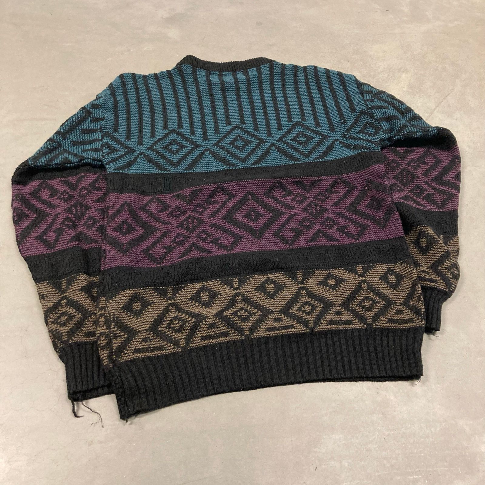 Vintage vintage y2k chartwell patterned sweater Size US L / EU 52-54 / 3 - 2 Thumbnail