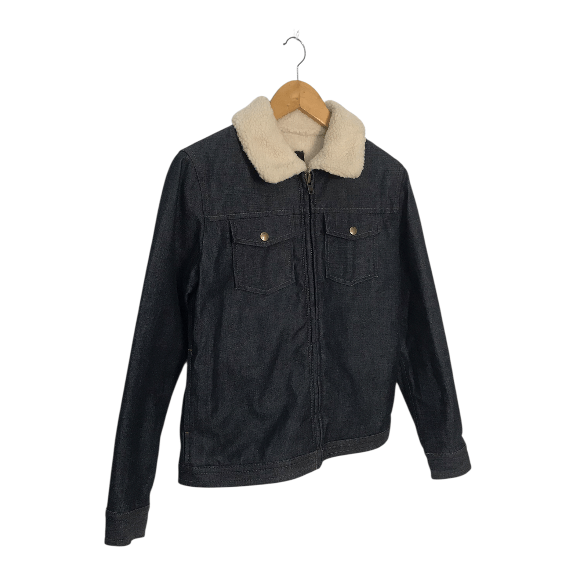 A.P.C. A.P.C Denim Fur jacket Size S / US 4 / IT 40 - 2 Thumbnail