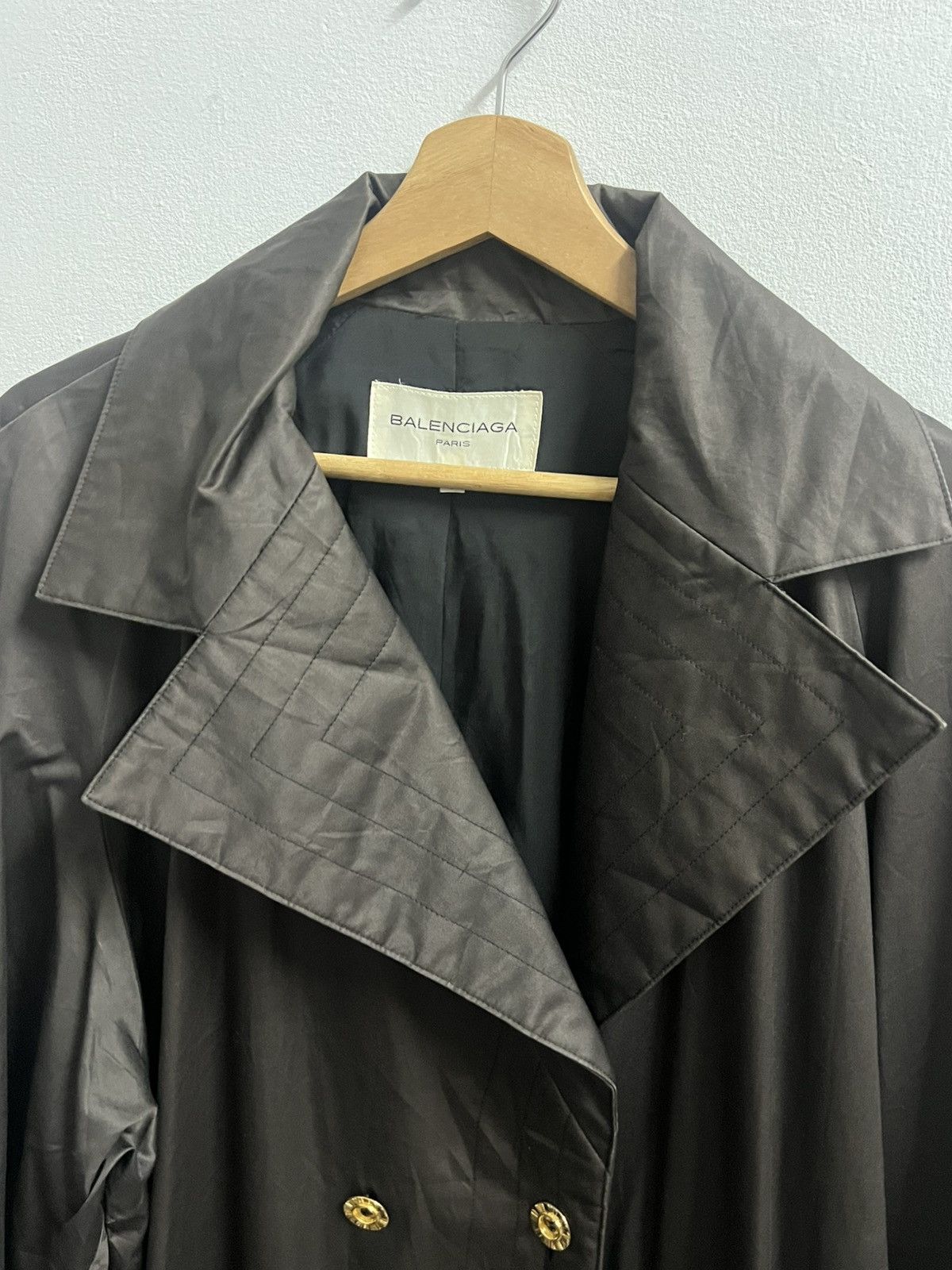Balenciaga Balenciaga TRENCH COAT HOMME VINTAGE Size US L / EU 52-54 / 3 - 2 Thumbnail