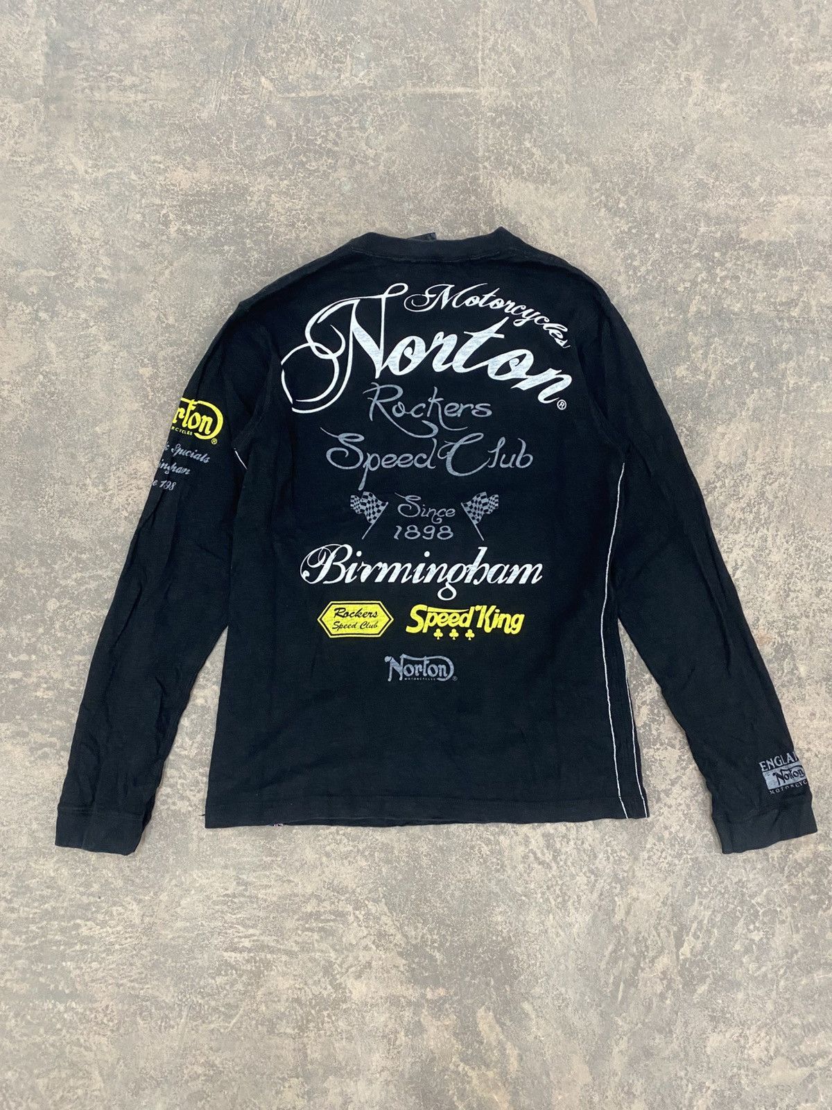 Hysteric Glamour Sick☠️ Norton Motor Racing Poem 90s Punk LGB Y2K Size US S / EU 44-46 / 1 - 1 Thumbnail