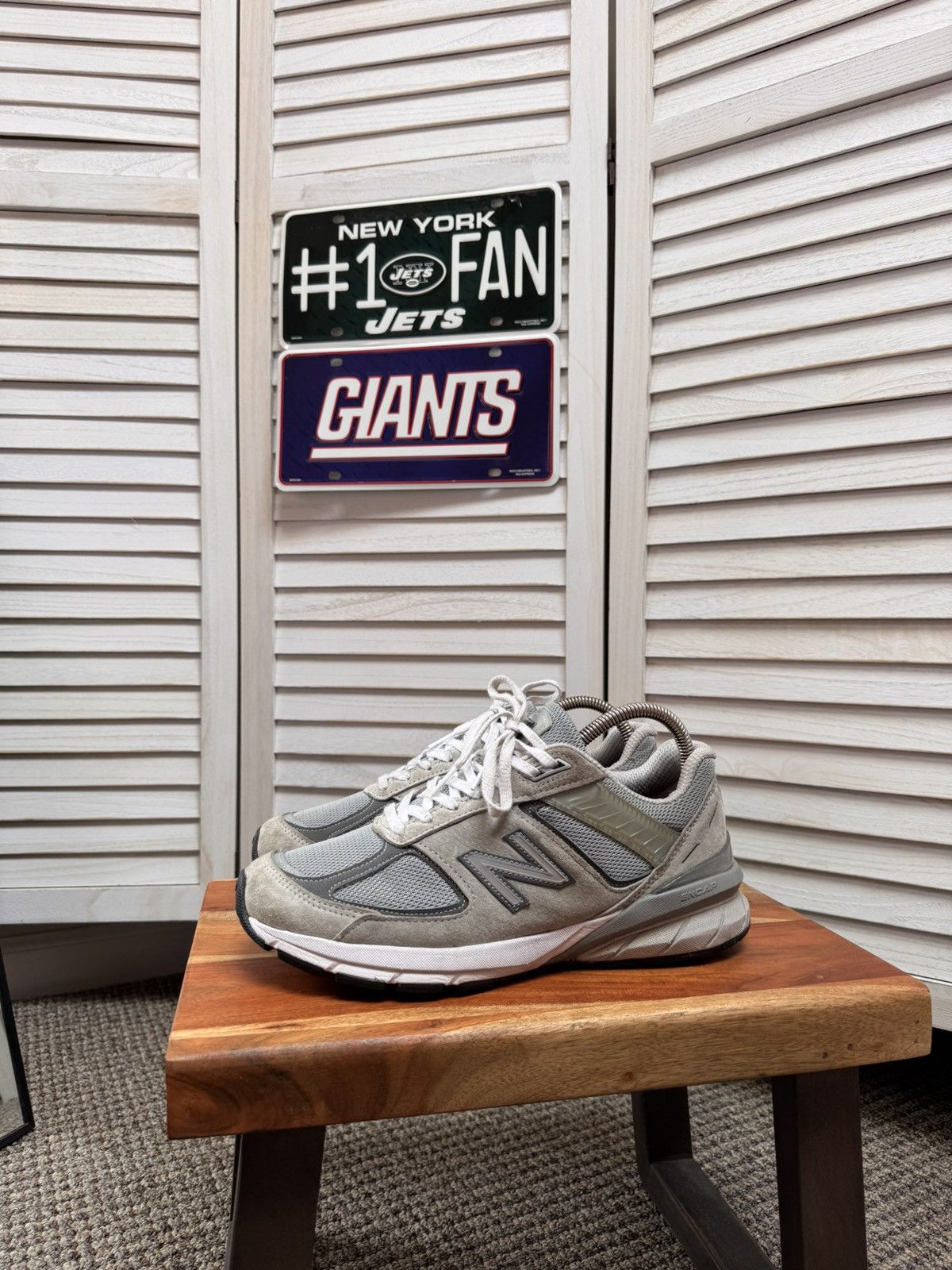 New Balance Men’s Casual Sneakers New Balance 990 V5 Silver Size US 8 / EU 41 - 2 Thumbnail