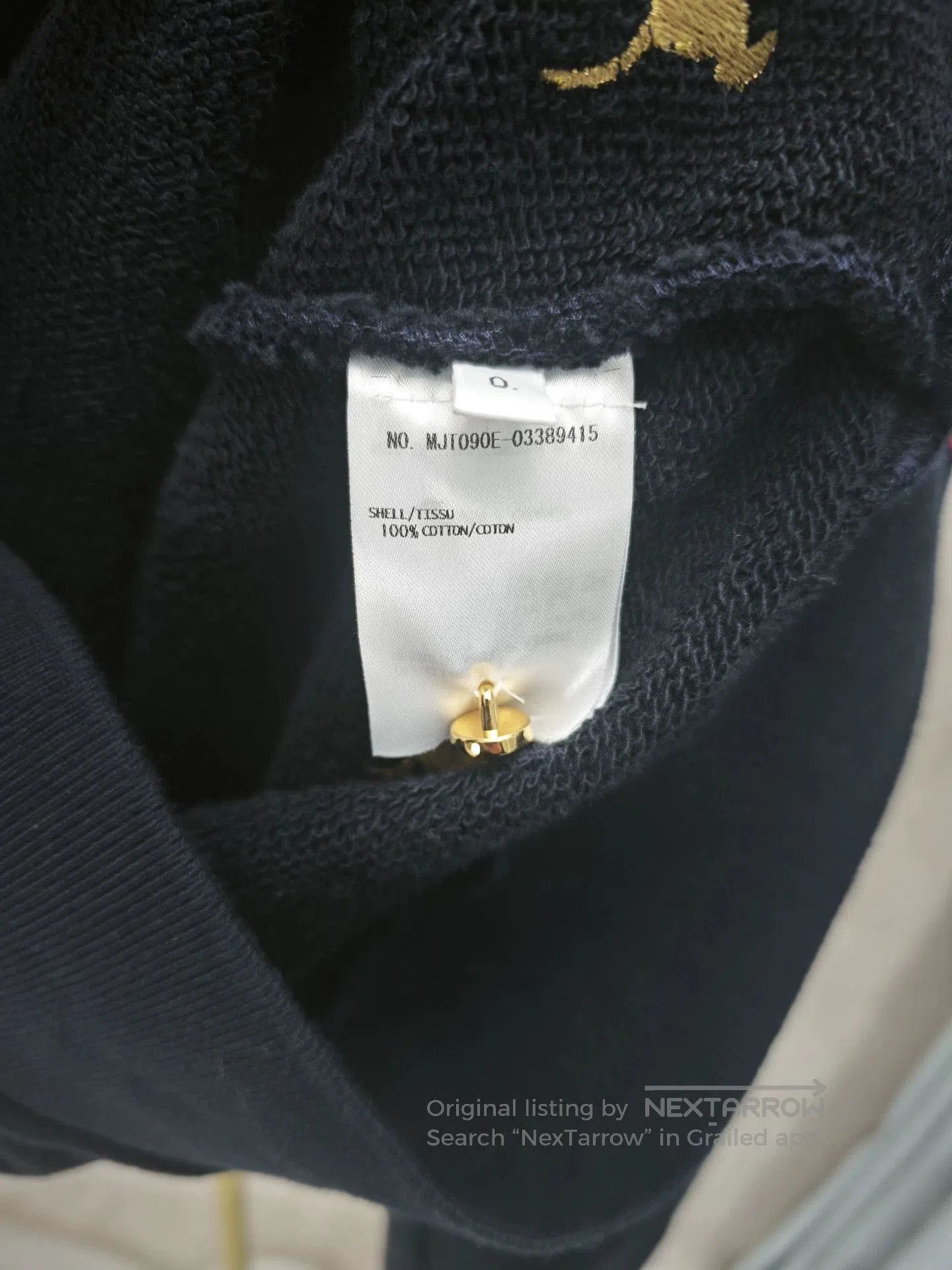 Thom Browne thom browne navy dog embroidery hoodie. Size US XXS / EU 40 - 6 Thumbnail