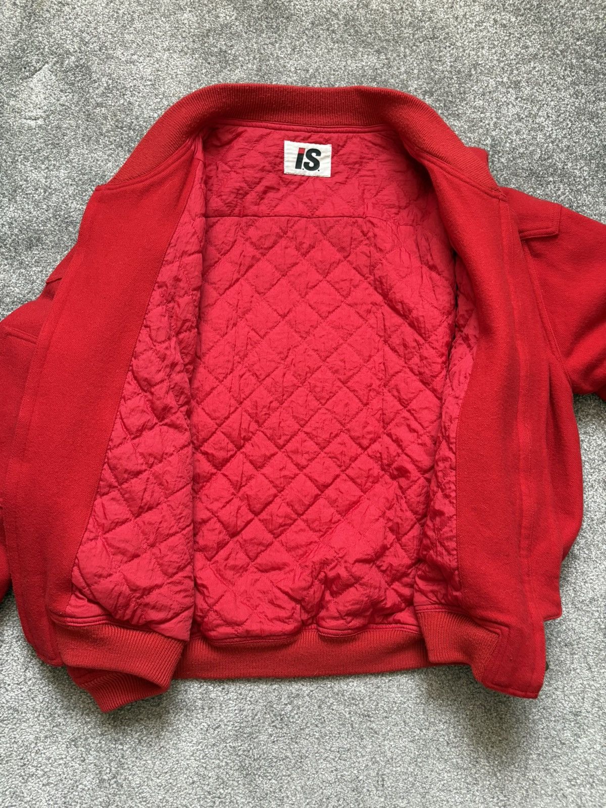 Issey Miyake × Tsumori Chisato × Vintage Issey Miyake Sport 80s Wool Care-Label Bomber Jacket Size US M / EU 48-50 / 2 - 11 Thumbnail