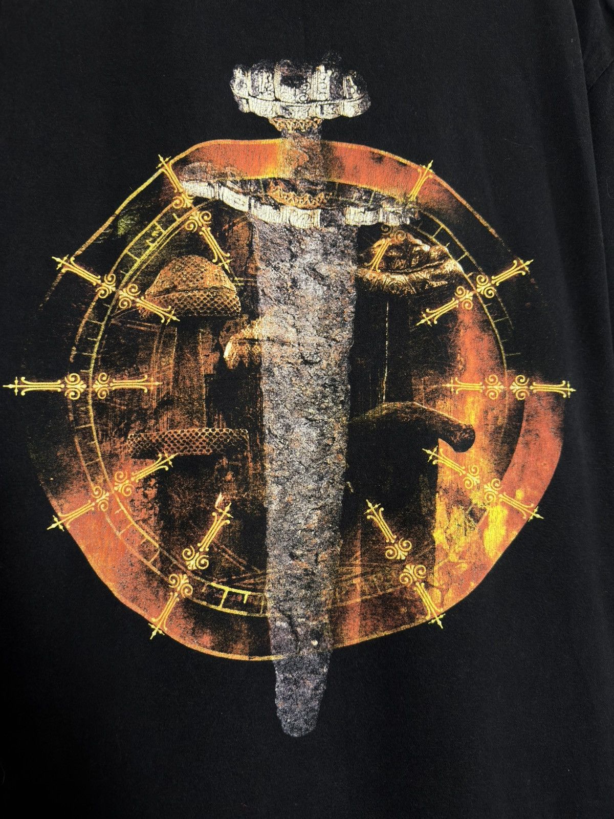 Vintage Vintage 00s Amon Amarth Tshirt Rock Band ERD Oasis Deftones Size US L / EU 52-54 / 3 - 6 Thumbnail