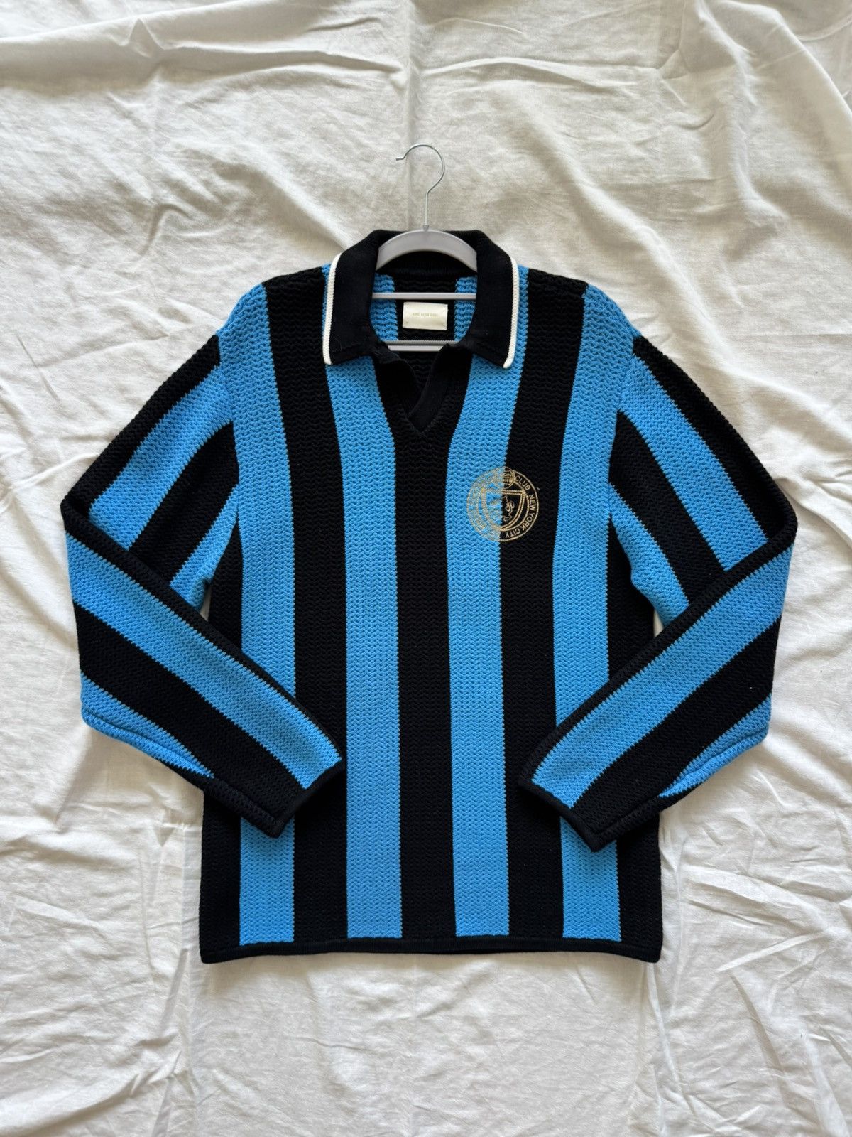 Aime Leon Dore ALD Knit Soccer Jersey M Blue Black NWOT Size US M / EU 48-50 / 2 - 1 Thumbnail