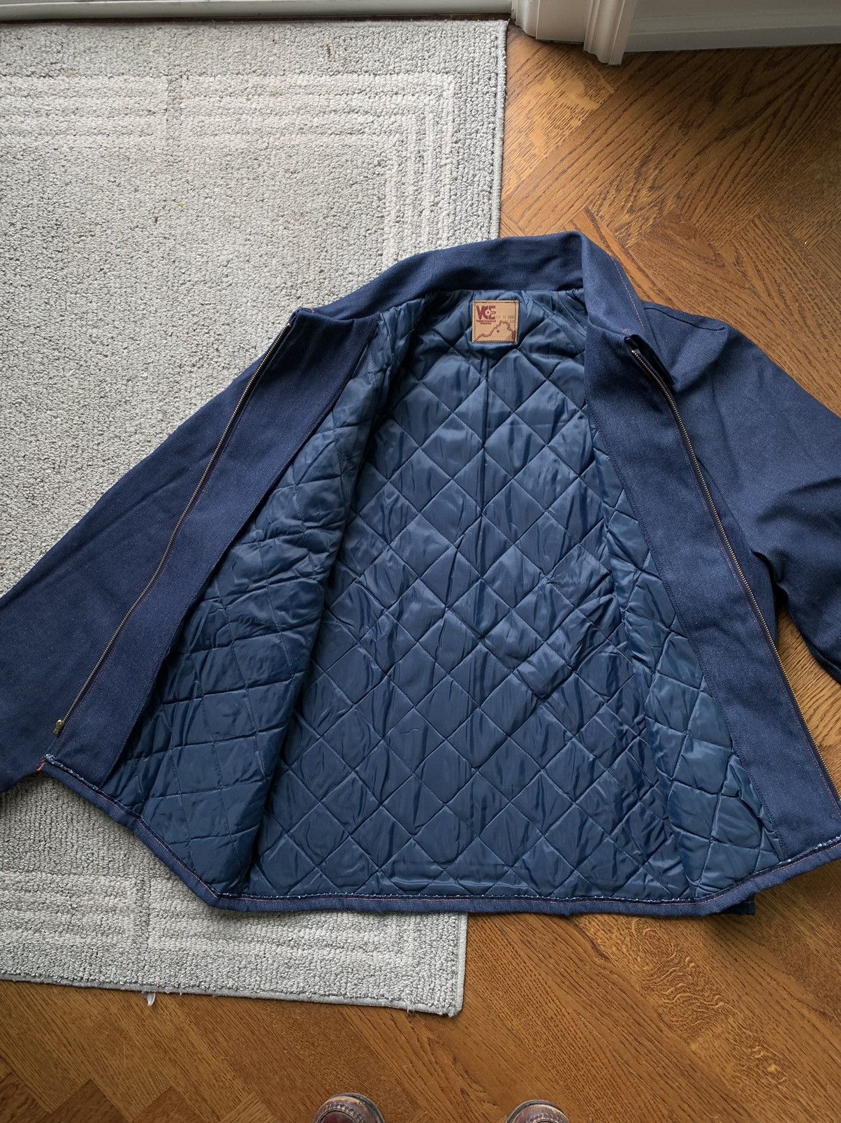 Other × Vintage 90s Prison Issue Work Jacket Vintage Jail Denim Detroit Coat Size US L / EU 52-54 / 3 - 4 Thumbnail
