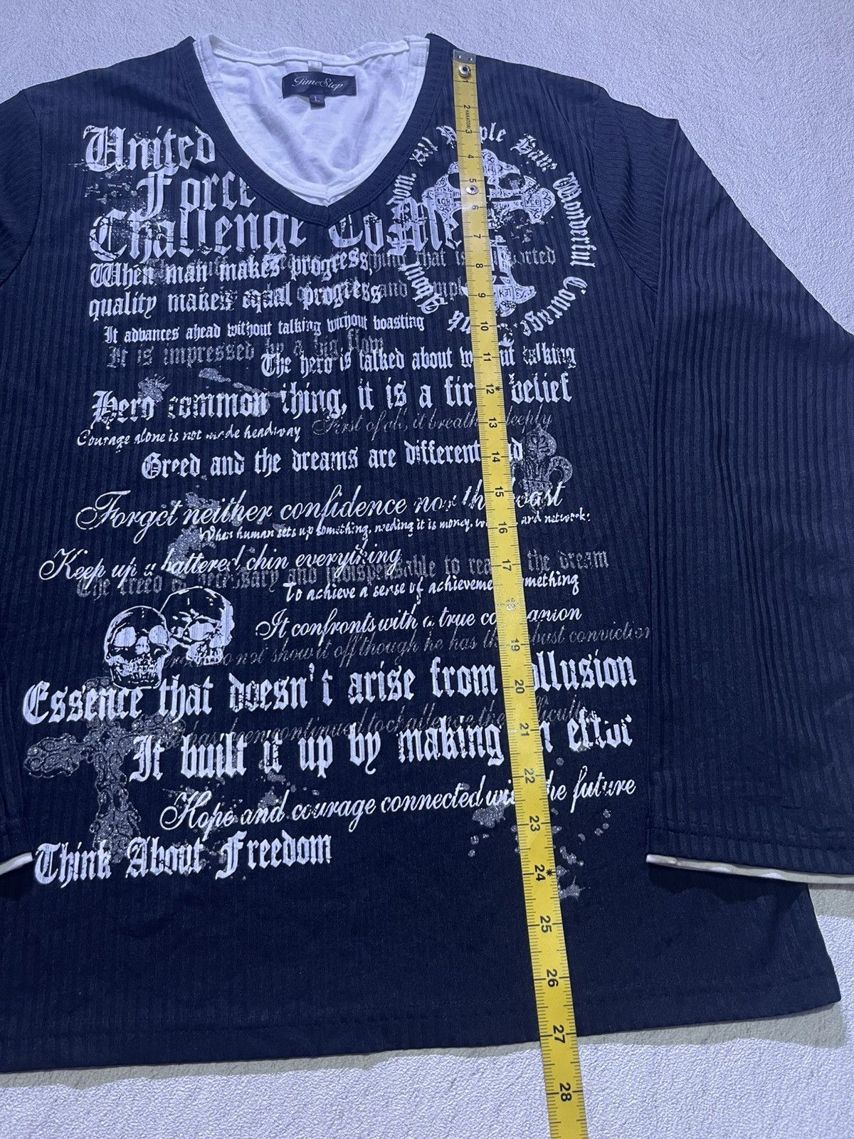 Japanese Brand Y2K TIME STEP long sleeve tshirt Size US M / EU 48-50 / 2 - 5 Thumbnail