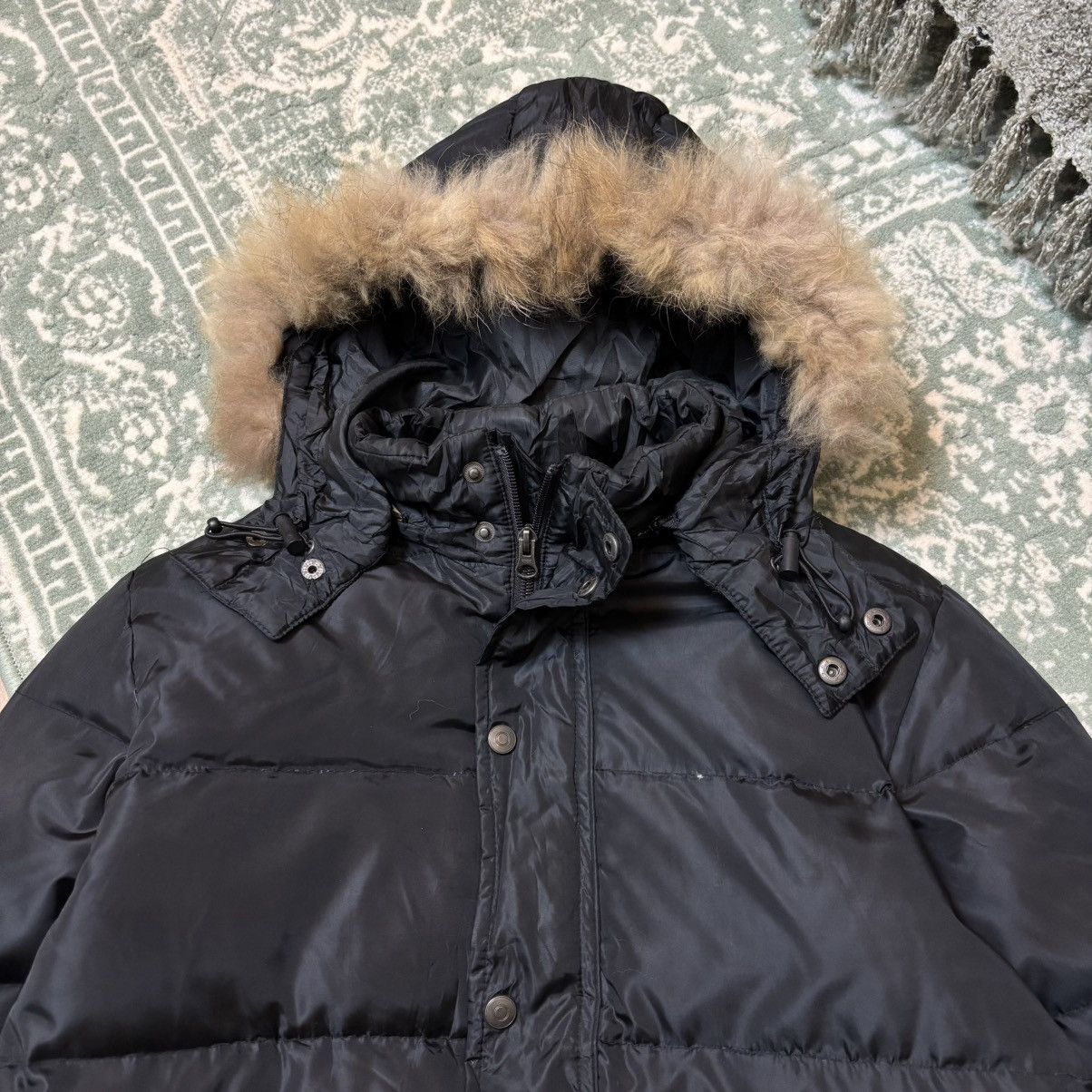 If Six Was Nine × Japanese Brand × Le Grande Bleu (L.G.B.) Hit Maker Fur jacket down puffer IfSixWasNine LGB Style Size US L / EU 52-54 / 3 - 7 Thumbnail