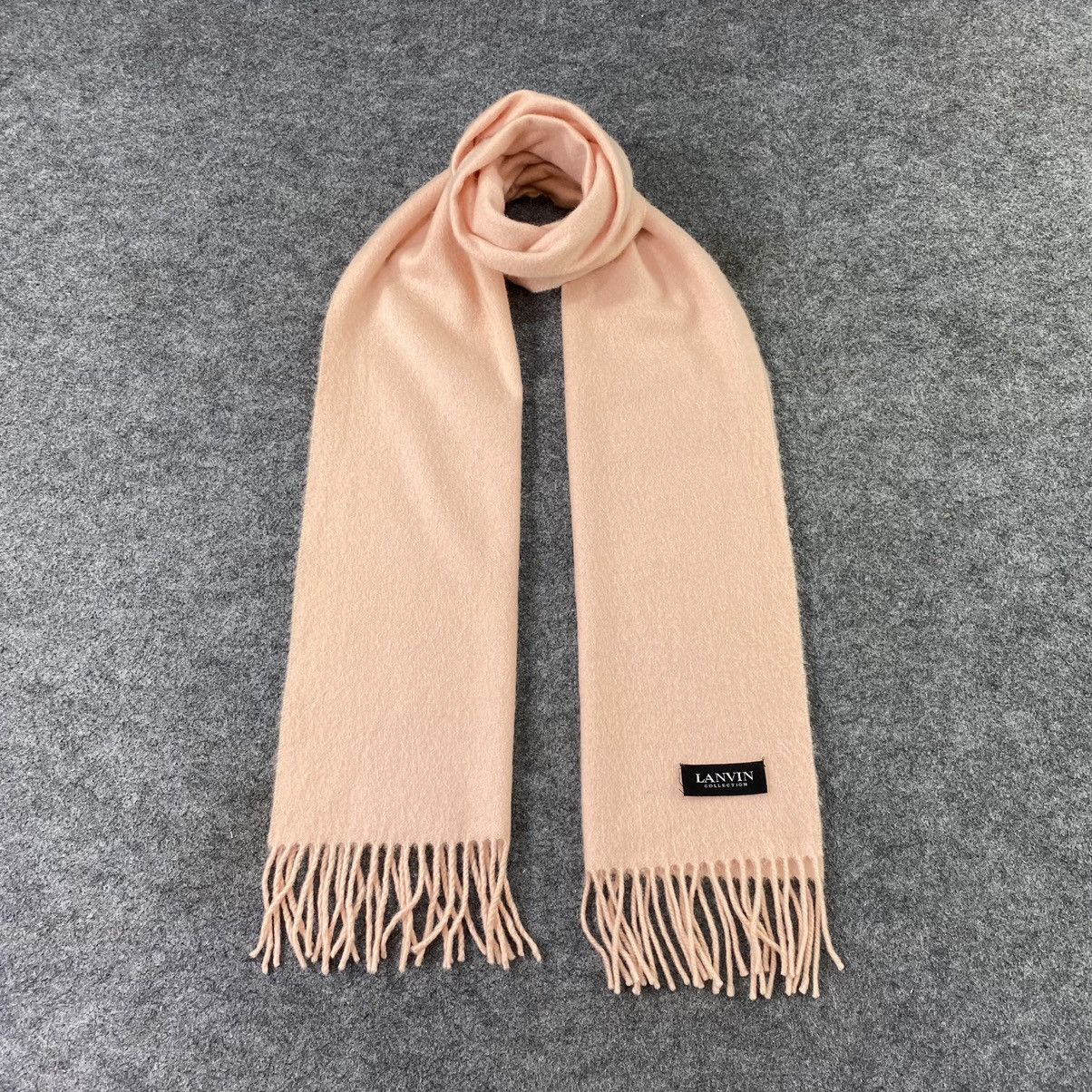 Lanvin × Vintage Lanvin Muffler/ Scar / Neckwear -T1394 Size ONE SIZE - 1 Thumbnail