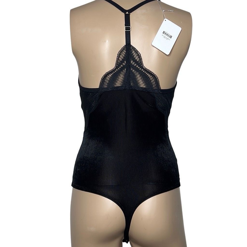 Wolford NWT Wolford Esmeralda String Body Black 8 D-cup Size M / US 6-8 / IT 42-44 - 11 Thumbnail