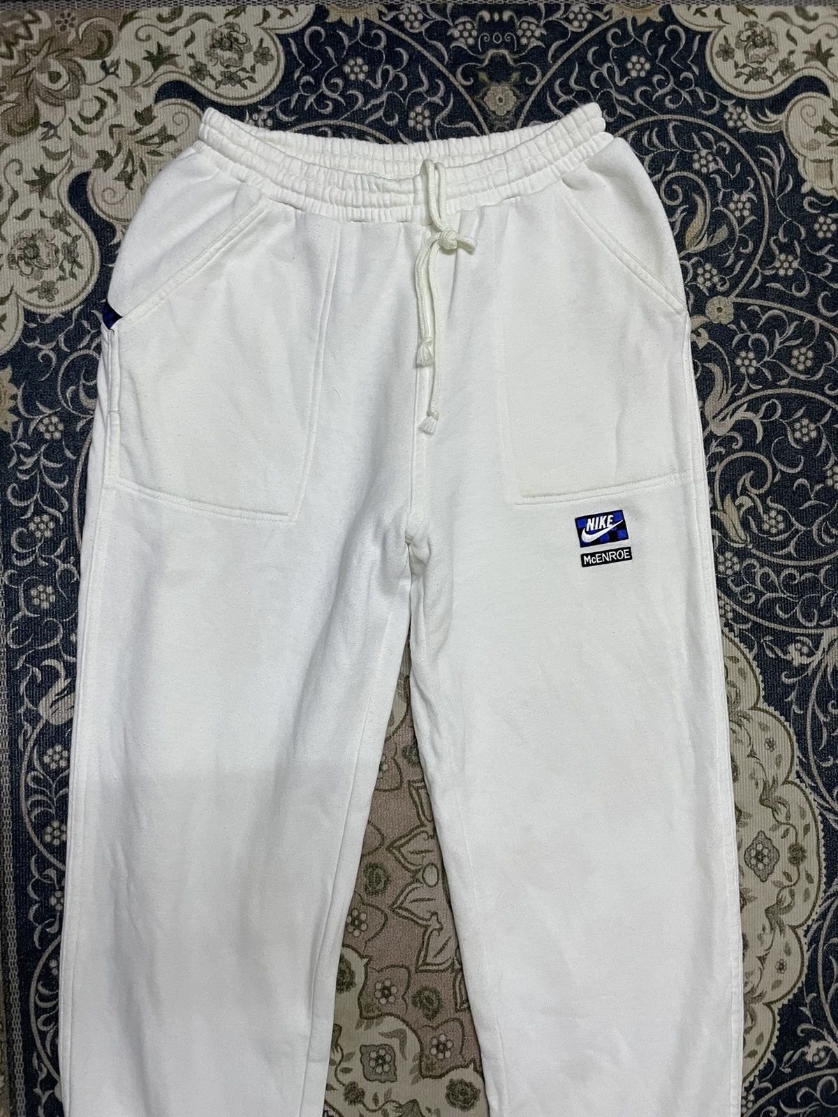 Nike × Vintage VTG 80’s Nike McEnroe White Sweatpants Size US 27 - 3 Thumbnail
