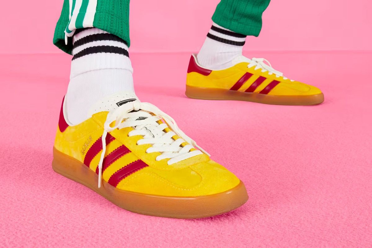 Adidas x Gucci Gazelle Yellow