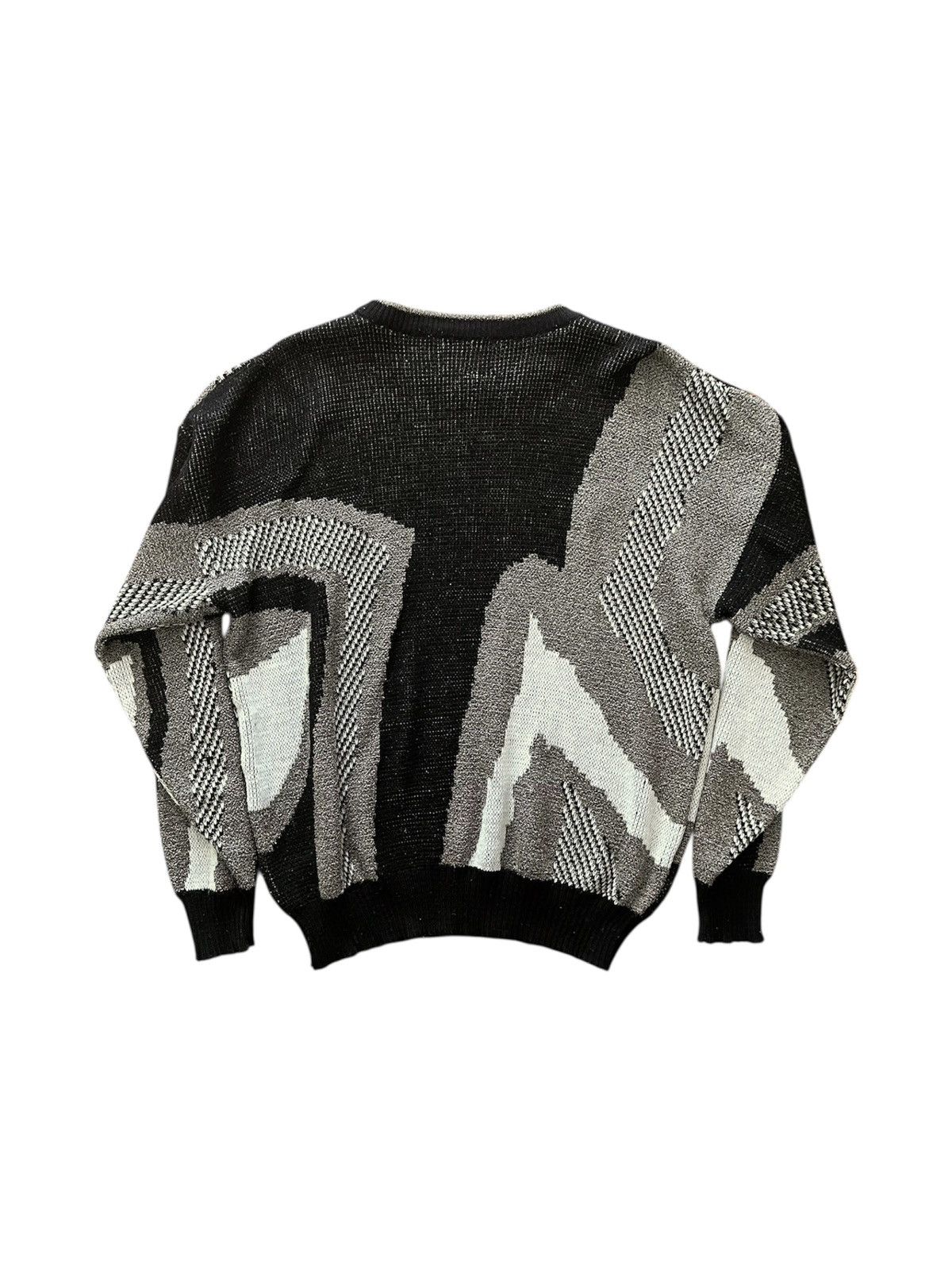 Vintage Avant-garde Abstract Knit Sweater Size US XL / EU 56 / 4 - 2 Thumbnail