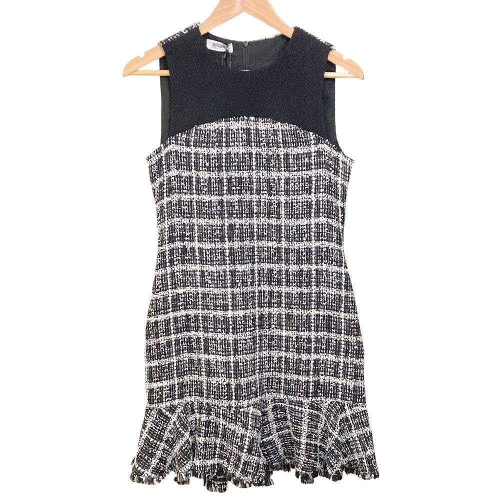 Moschino Moschino Moschino Cheap and Chic Tweed Sleeveless Dress Textile Dresses DUTY FREE for USA Size ONE SIZE - 1 Thumbnail