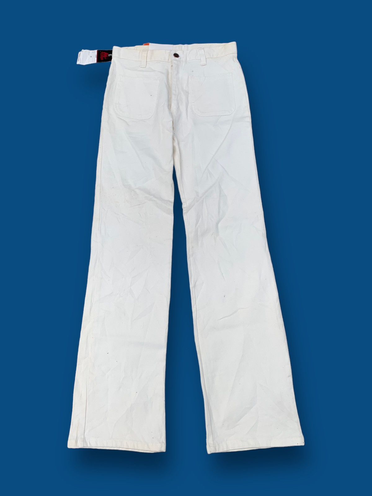 Japanese Brand × Vintage Steals! Vintage NOS Big G Blue Jeans Japan Cream Denim Size US 29 - 1 Thumbnail