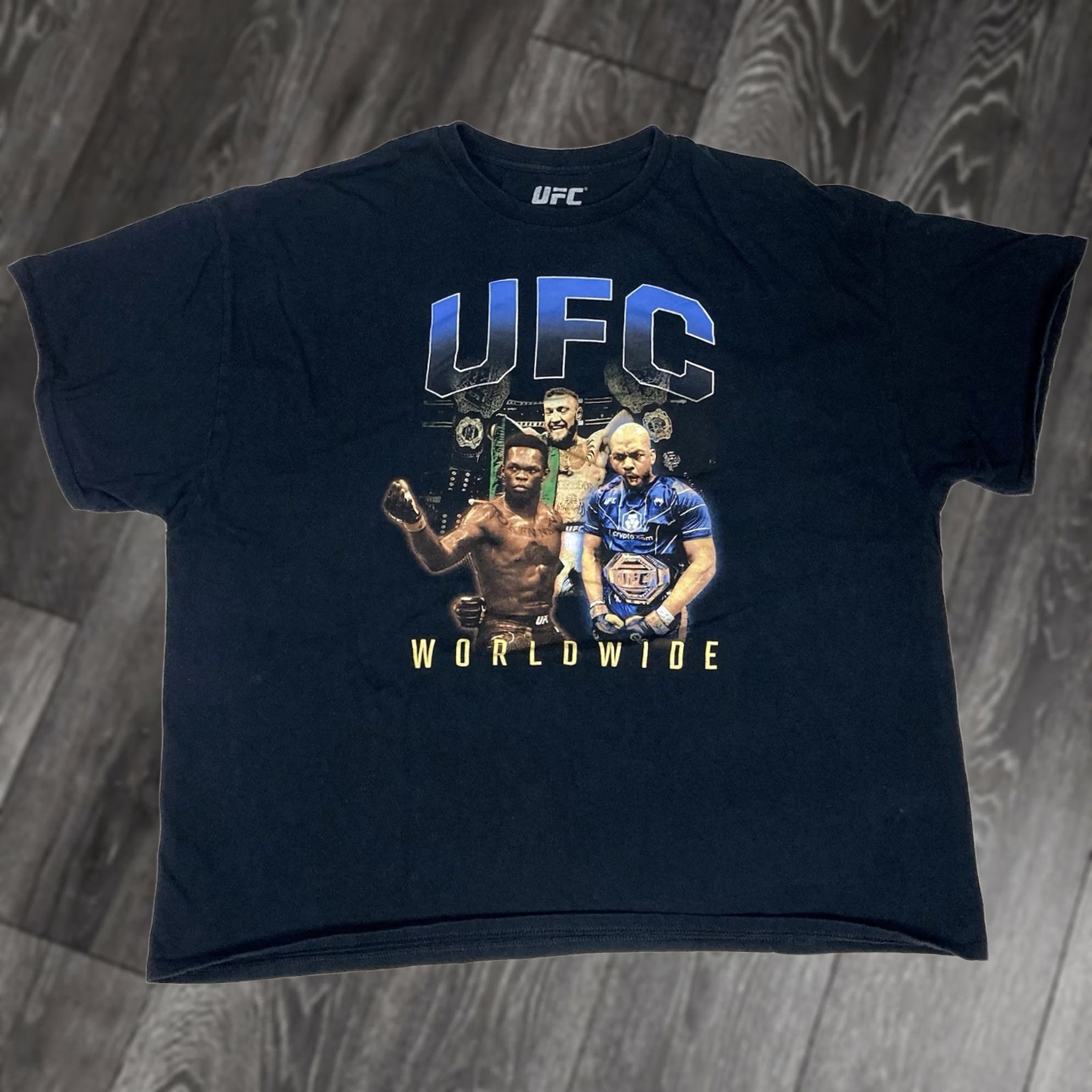 UFC VINTAGE UFC? Connor McGregor Jon Jones Adesanya Graphic T-shirt Men 3XL Size US XXL / EU 58 / 5 - 1 Thumbnail