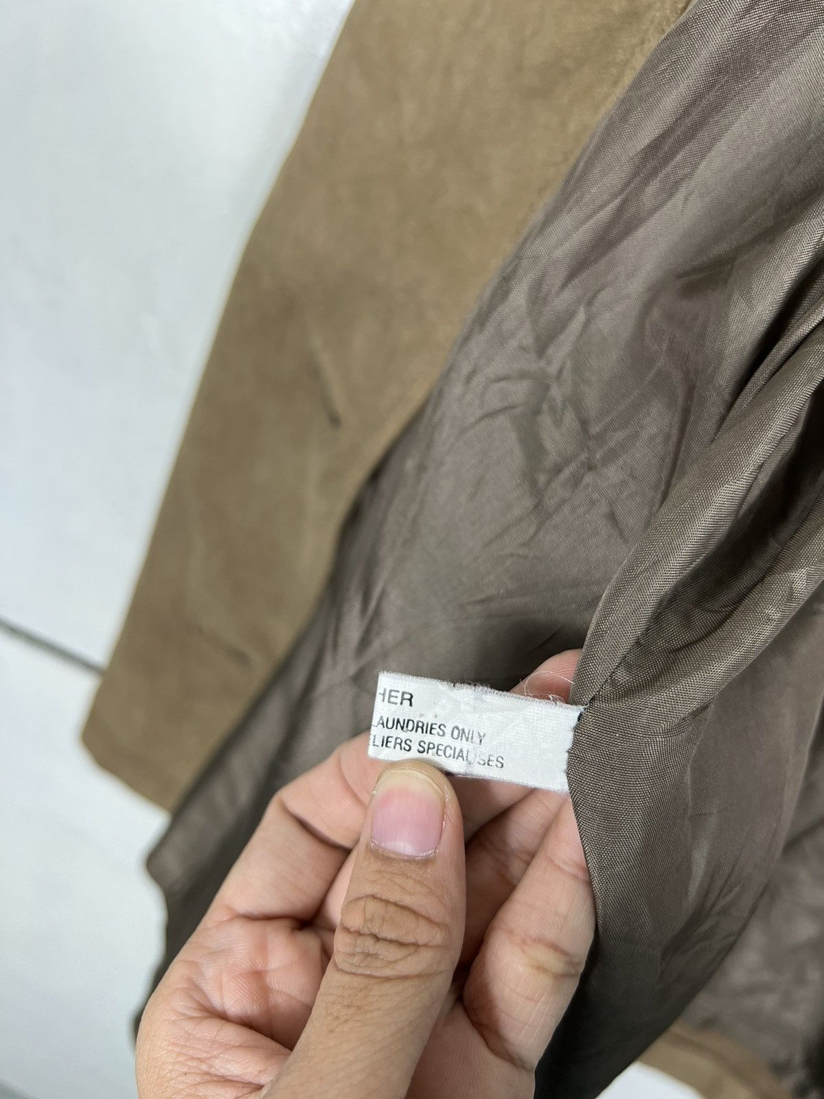 Vintage 🔥VINTAGE SYLVIE SCHIMMEL LEATHER COAT JACKET MADE IN FRANCE Size US L / EU 52-54 / 3 - 15 Thumbnail