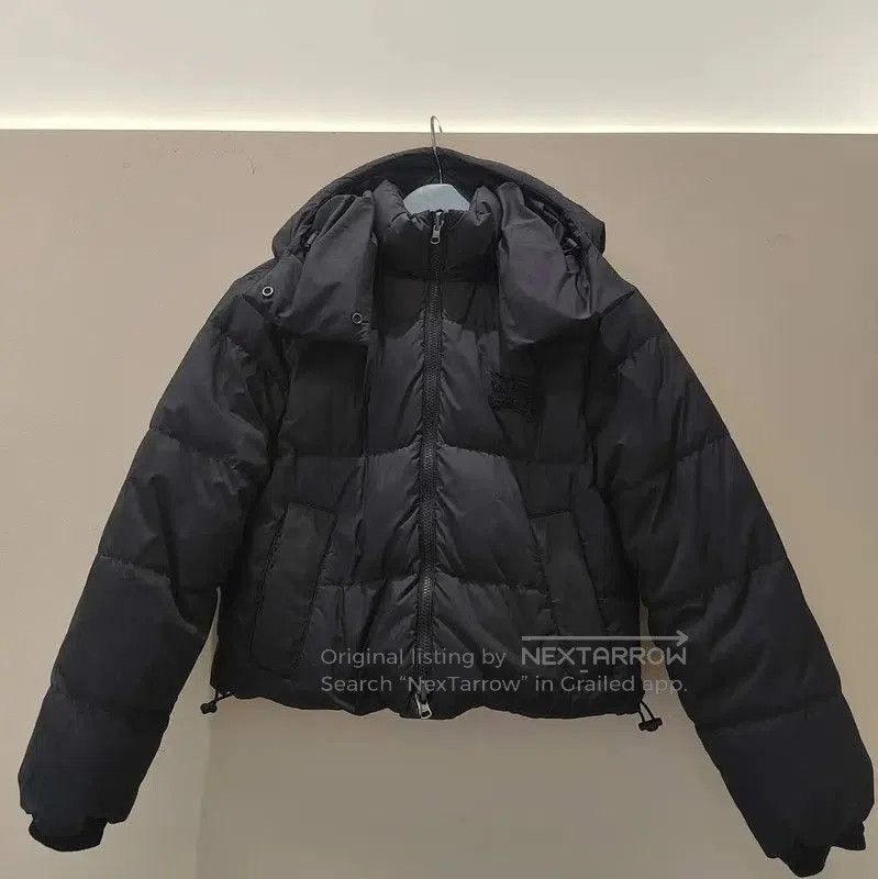 Burberry Burberry Black Cotton Women's Down Jacket. Size L / US 10 / IT 46 - 2 Thumbnail