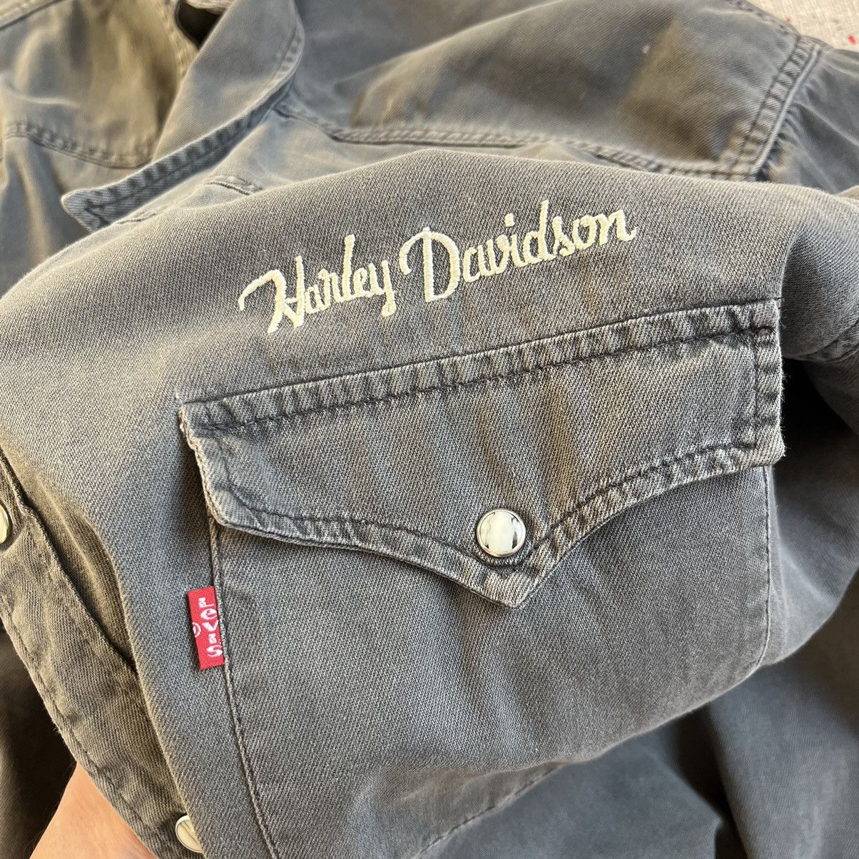 Levi's Vintage Clothing Levis Harley Davidson Shirt Size US XL / EU 56 / 4 - 7 Thumbnail