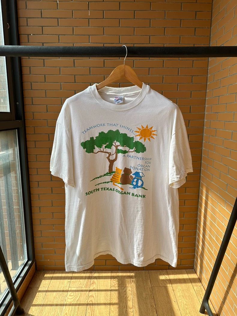 Vintage VintageTee 90s South Texas Organ Bank 2505-Nextarrow Size US XL / EU 56 / 4 - 1 Thumbnail