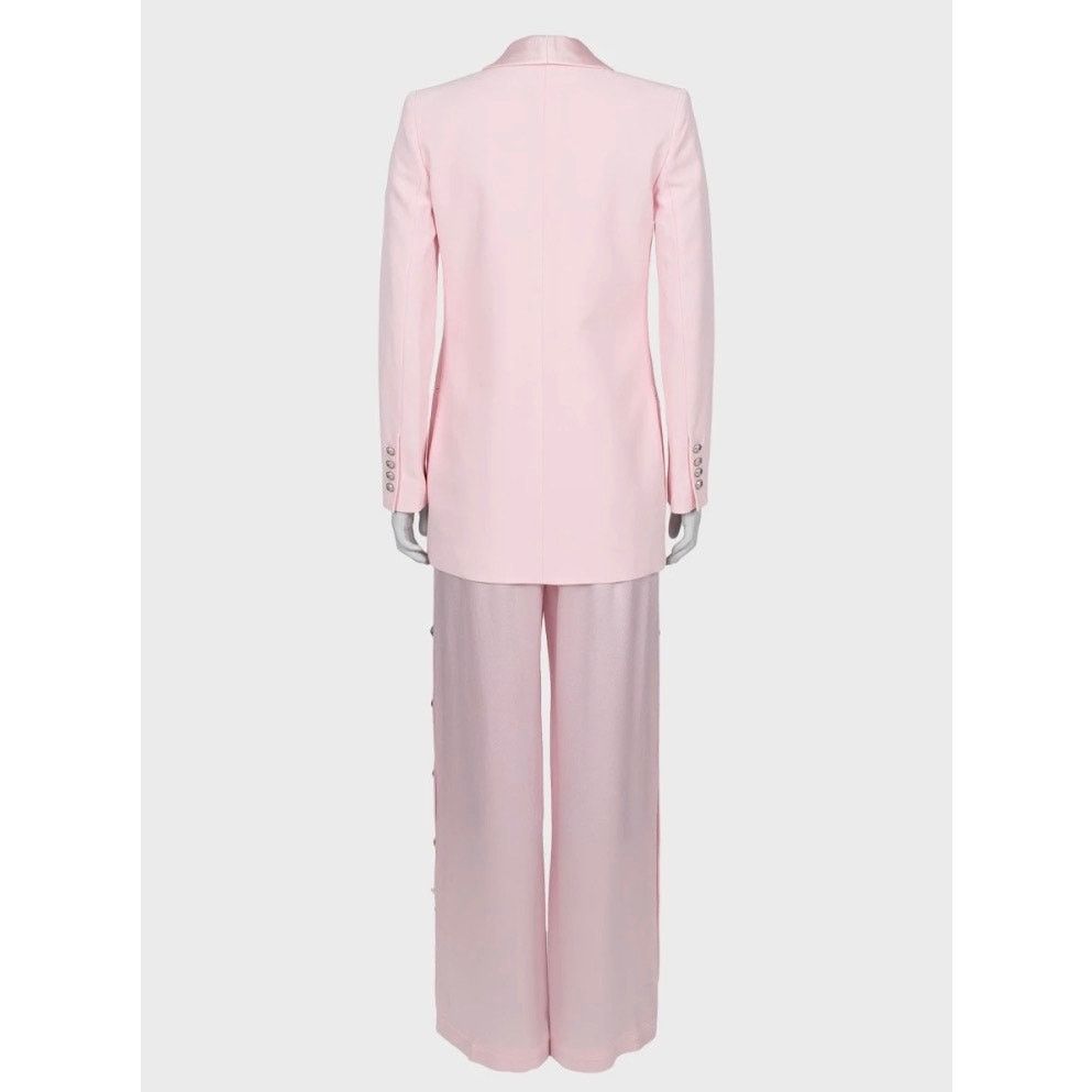 Balmain Balmain Pink Viscose Blazer & Trousers Suit Sz.36 Size XS / US 0-2 / IT 36-38 - 3 Thumbnail