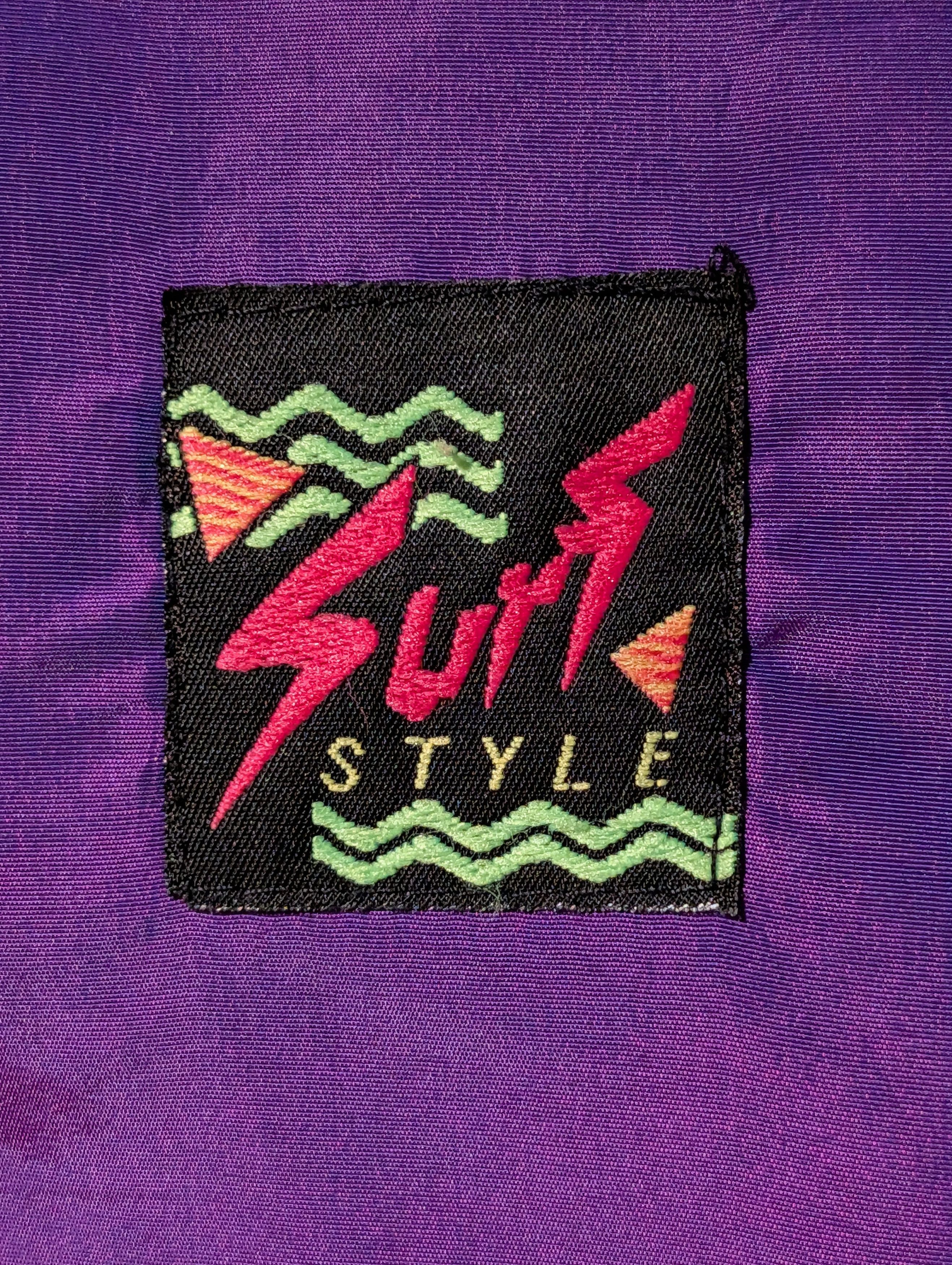 Sun Surf Vintage 90s Surf Style Purple One Size Windbreaker Jacket Size US XXL / EU 58 / 5 - 3 Thumbnail