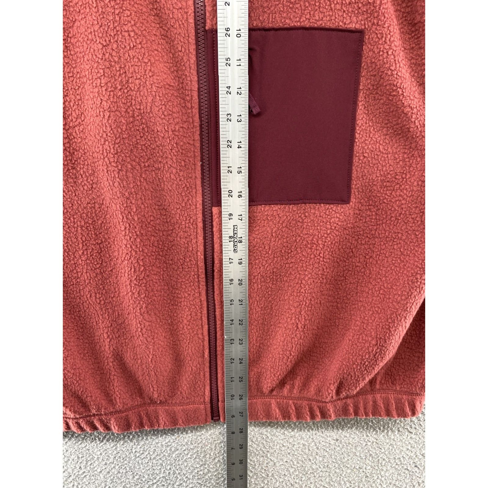 Alife SO Goods For Life Women's Cozy Fleece Full Zip Vest XL Red, Vest, Women, Fleece, Zip, Casual, Fall Winter, Shirt? Size XL / US 12-14 / IT 48-50 - 7 Thumbnail