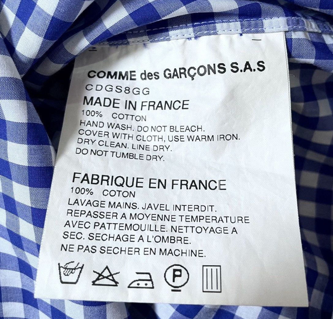 Comme des Garcons CDG SHIRT checkered button down shirt Size US XS / EU 42 / 0 - 5 Thumbnail