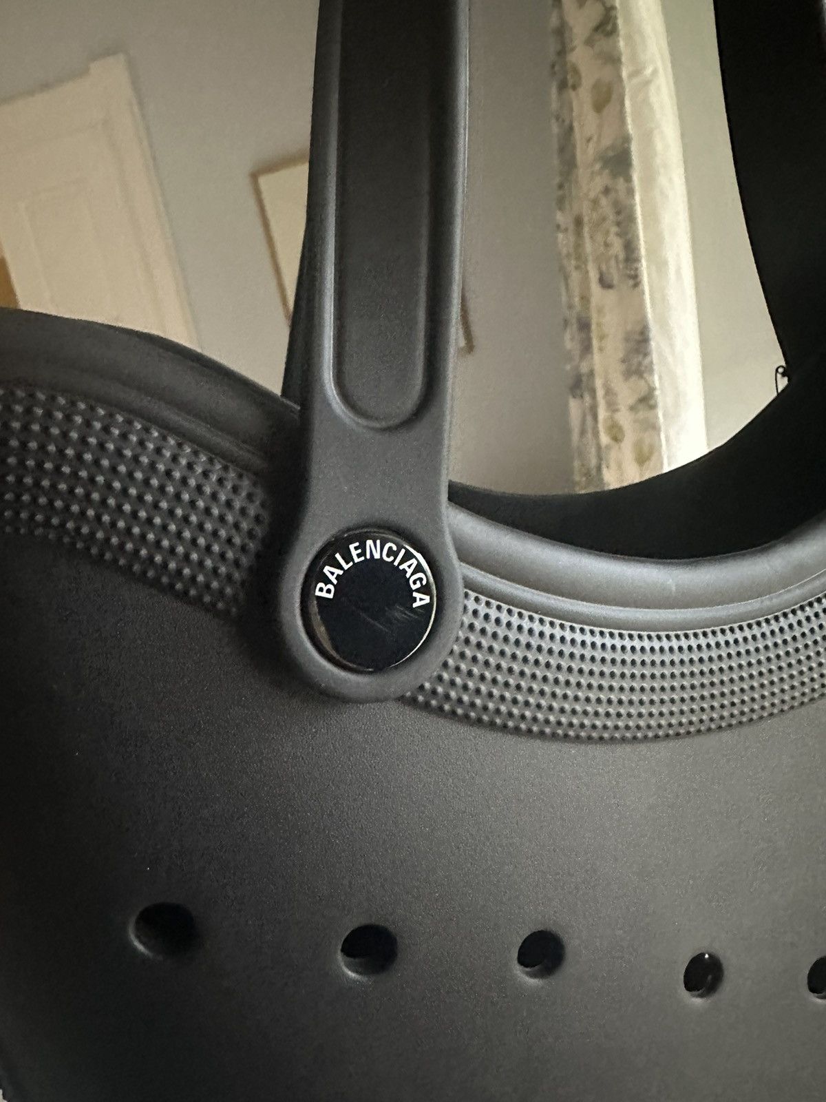 Balenciaga $1250 FW22 Balenciaga Crocs black tote bag Demna Size ONE SIZE - 17 Thumbnail