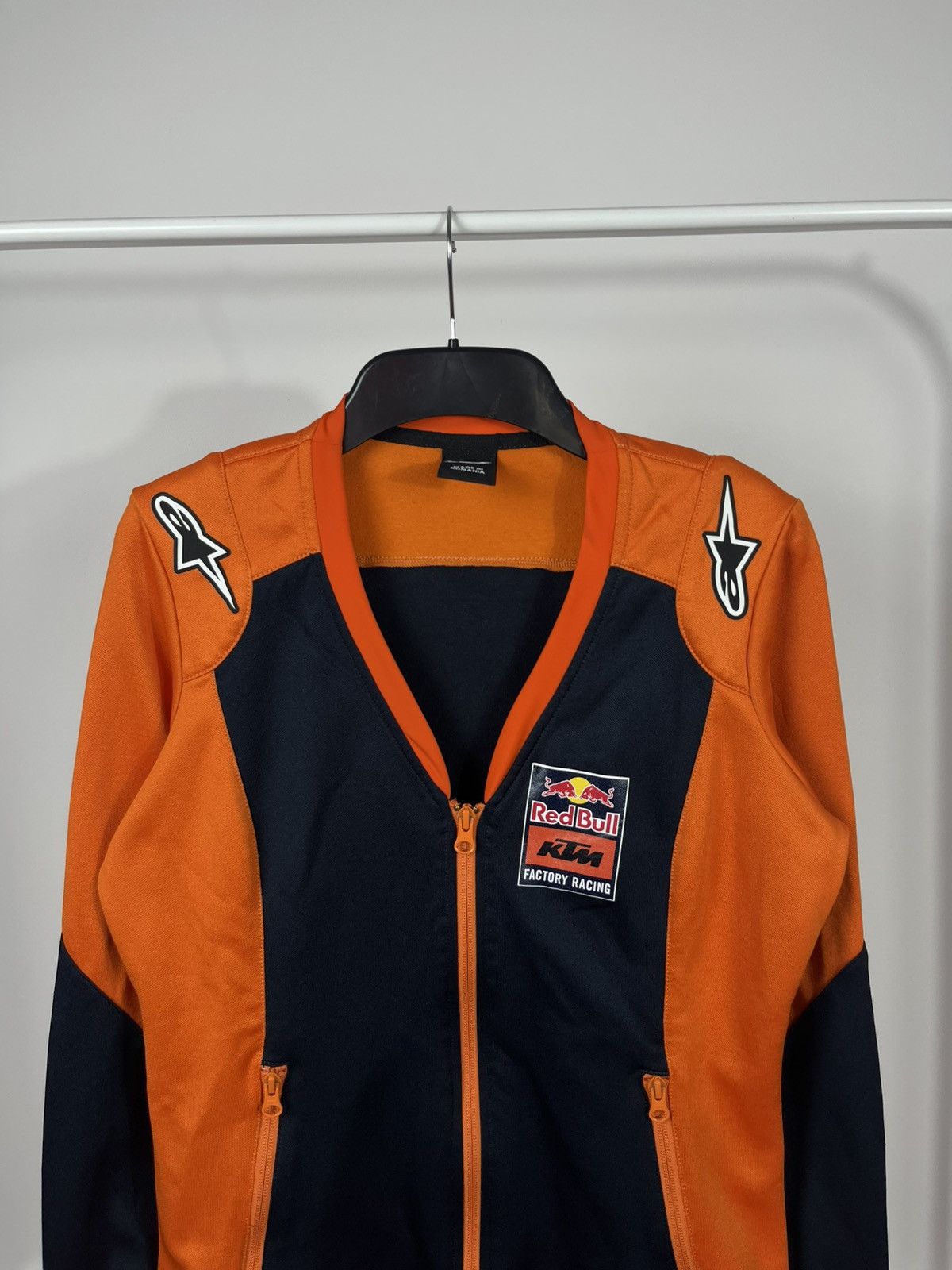 Alpinestars Alpinestars Red Bull KTM Racing Zip-Up Jacket Orange Navy Size US M / EU 48-50 / 2 - 2 Thumbnail