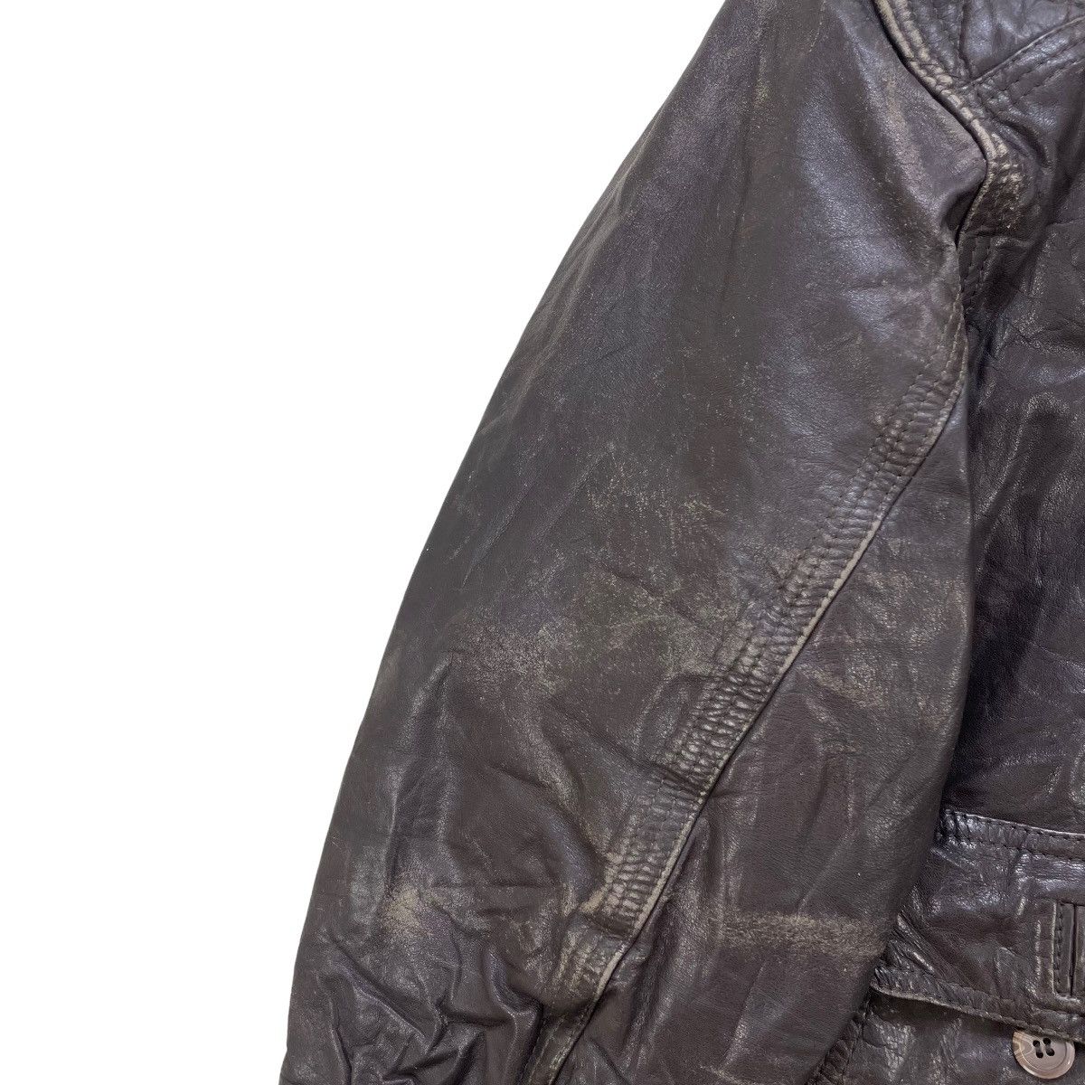Sears 🗣️Vintage 90s Sears Leather Jacket Size US M / EU 48-50 / 2 - 5 Thumbnail
