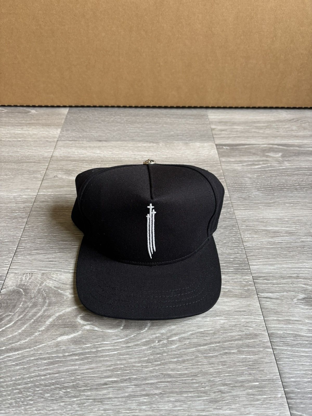Chrome Hearts Chrome Hearts RS3 Black Denim Hat Size ONE SIZE - 2 Thumbnail