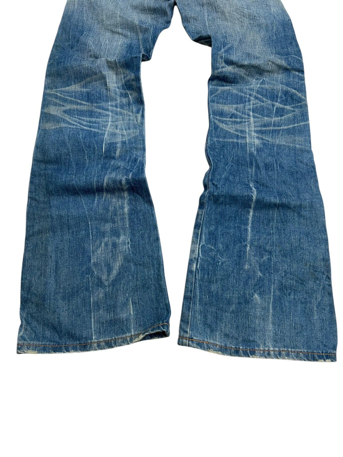 Edwin Flare Edwin 503 Blue Trip Clawn Marks Washed Size US 30 / EU 46 - 9 Thumbnail