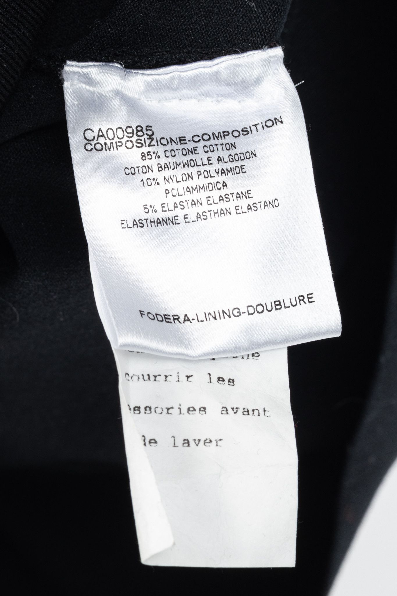 Gucci Gucci SS/11 Black Cotton-Blend Lace-Up Pullover Size M / US 6-8 / IT 42-44 - 8 Thumbnail