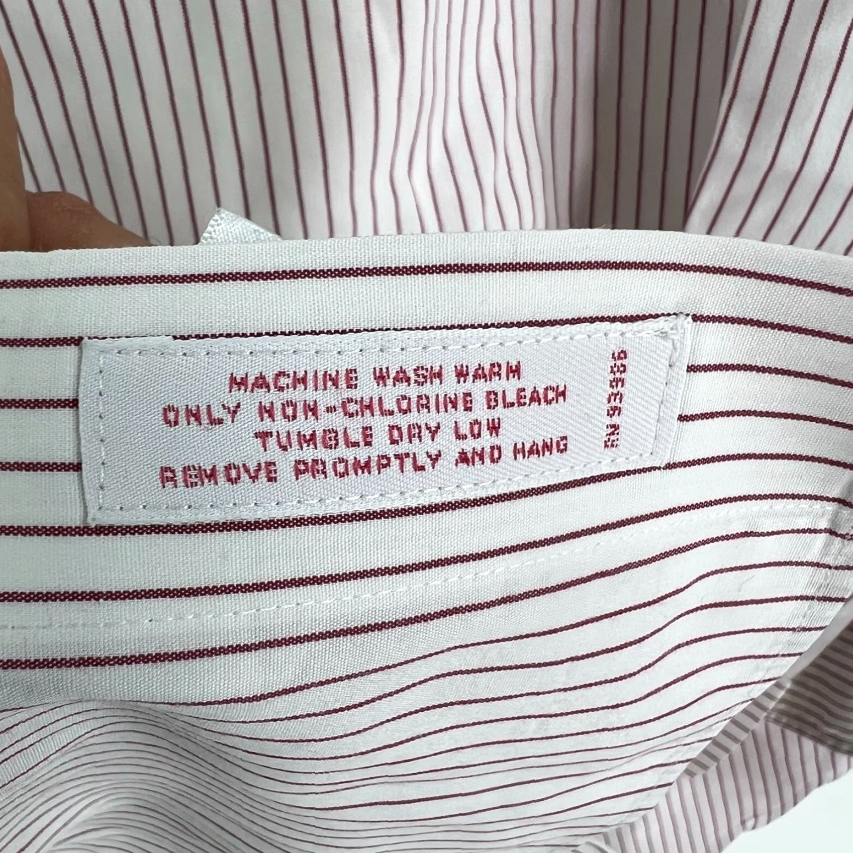 Brooks Brothers Brooks Brothers Original Polo Shirt Mens 16.5/36 Button-Down Cotton White Red Striped Shirt Size US L / EU 52-54 / 3 - 5 Thumbnail