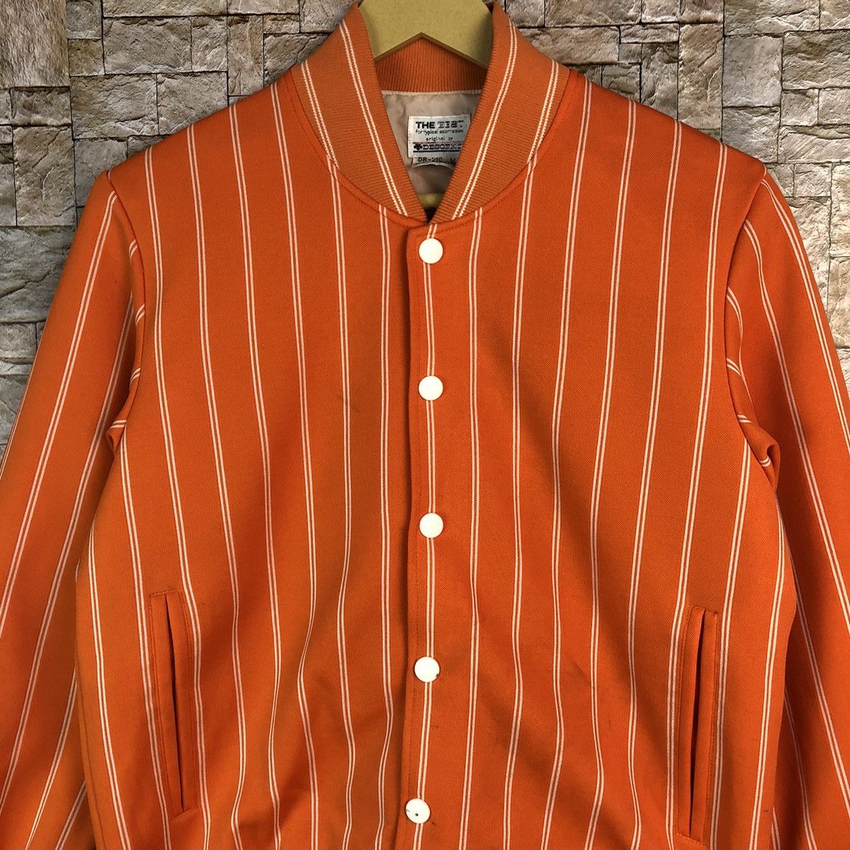 Descente Descente Orange Bombers varsity Jacket #A831 Size US S / EU 44-46 / 1 - 5 Thumbnail