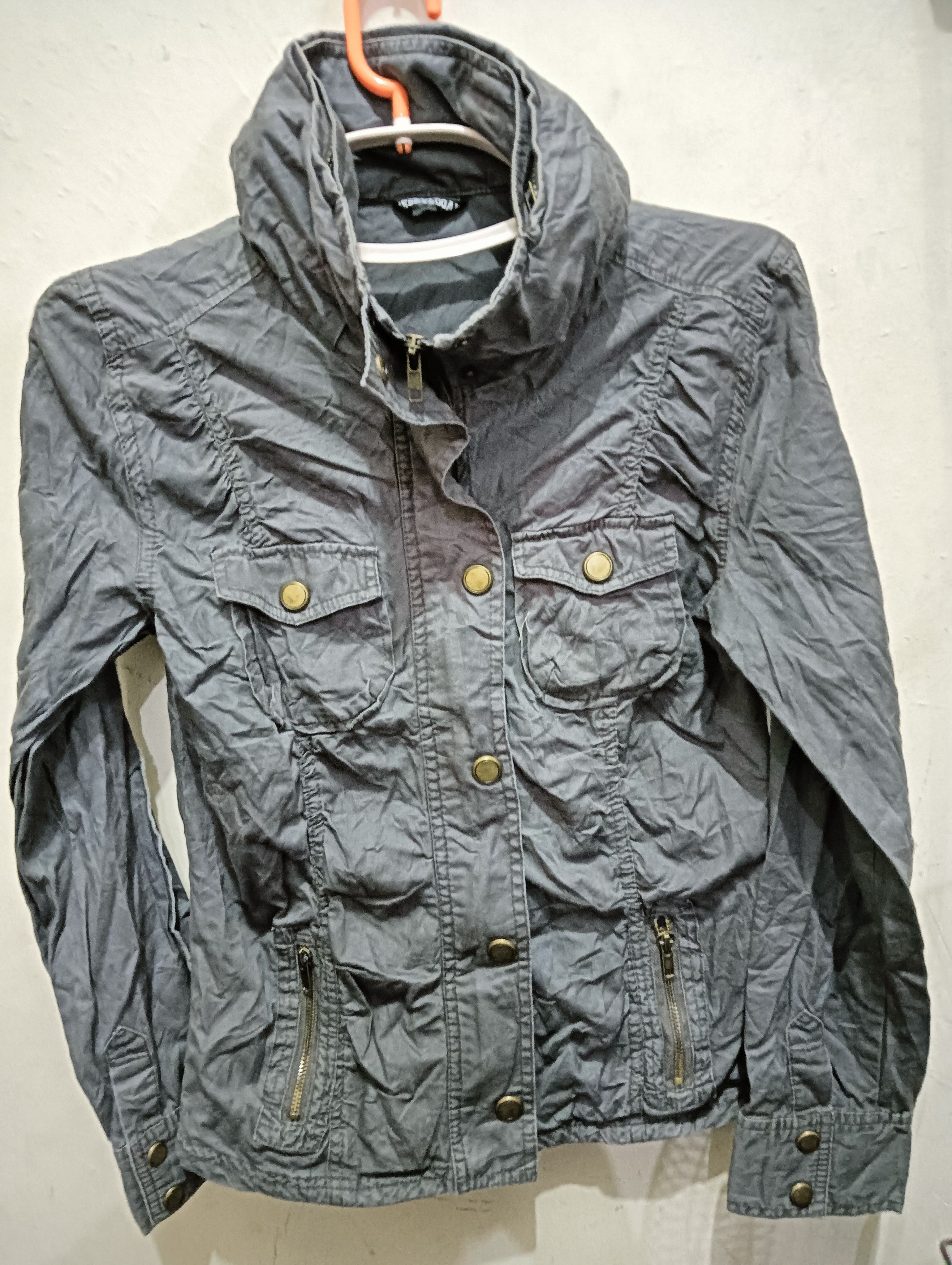 Other JESSY LOGAN GREEN ARMY ZIP@XBUTTON JACKET Size US M / EU 48-50 / 2 - 1 Thumbnail