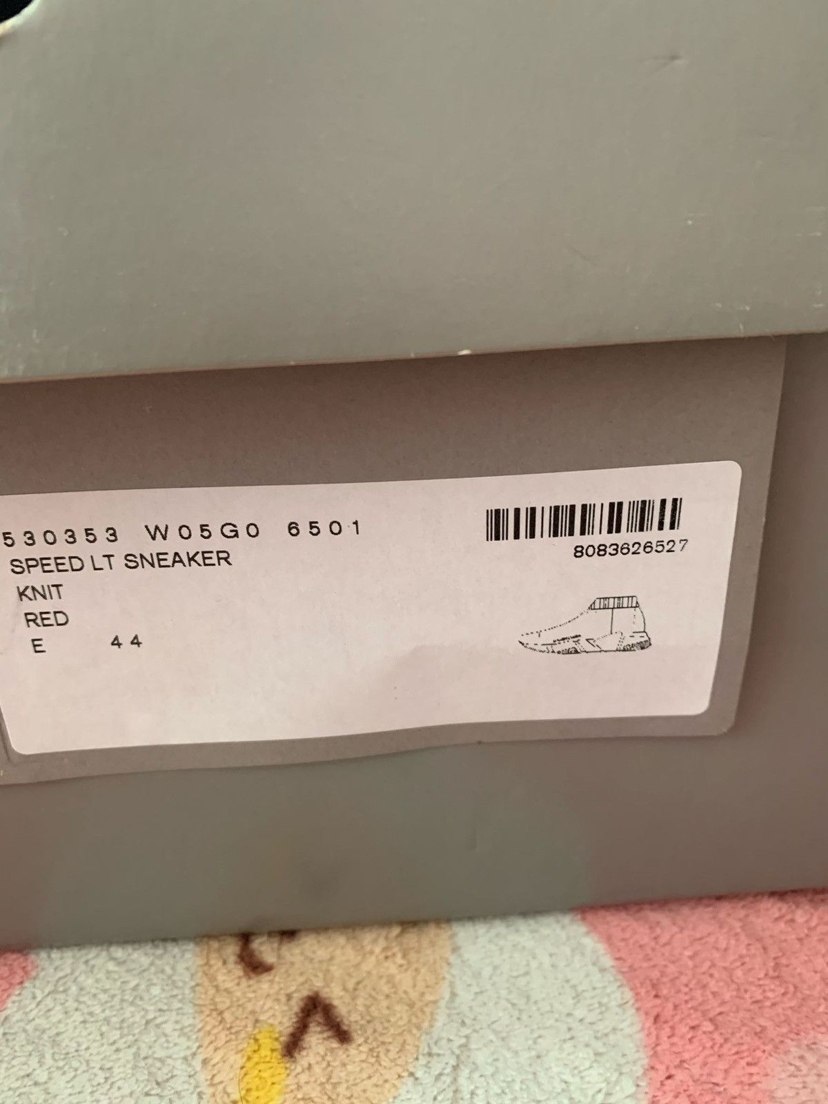 Balenciaga Balenciaga Red Speed Trainer Sz. 44 Size US 11 / EU 44 - 7 Thumbnail