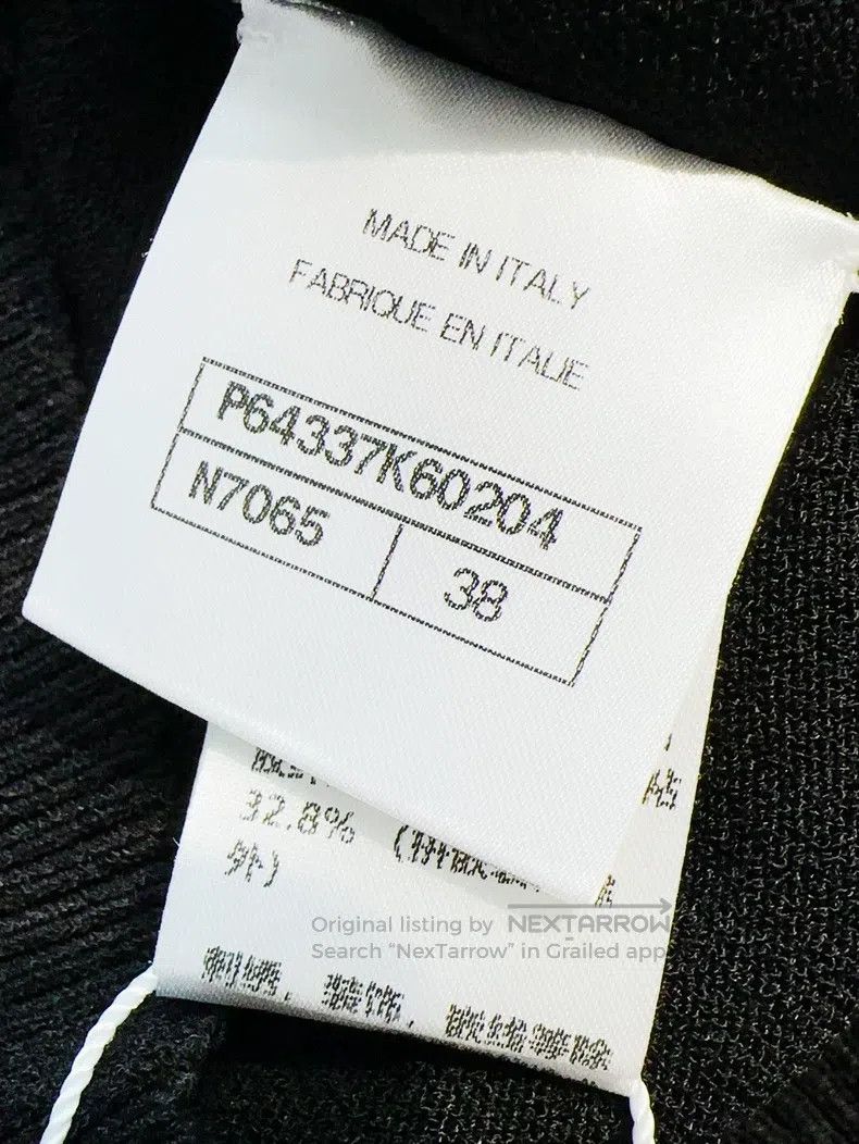 Chanel Chanel 20S Roof Series Black Ruffle Knitted Cardigan coat Size XS / US 0-2 / IT 36-38 - 8 Thumbnail