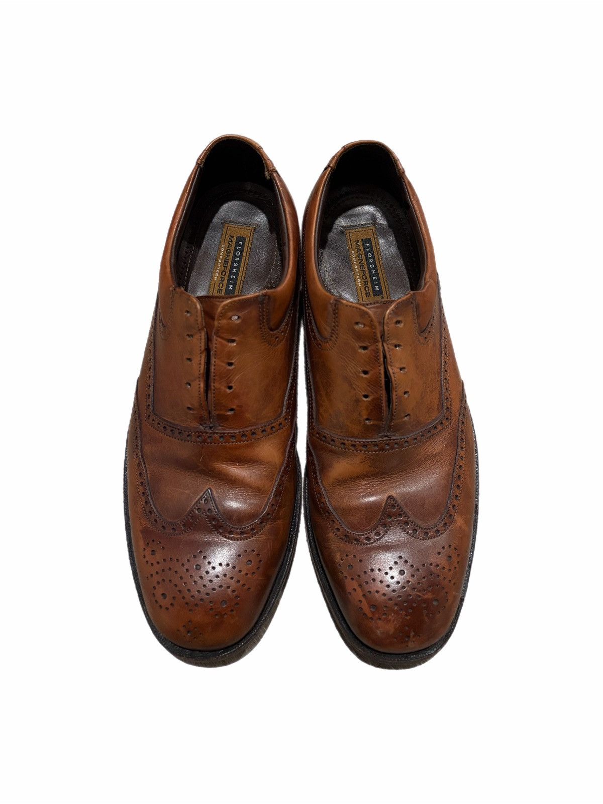 Florsheim Florsheim Magneforce Shoes Leather Wingtip Brogue Oxfords Size US 13 / EU 46 - 1 Thumbnail