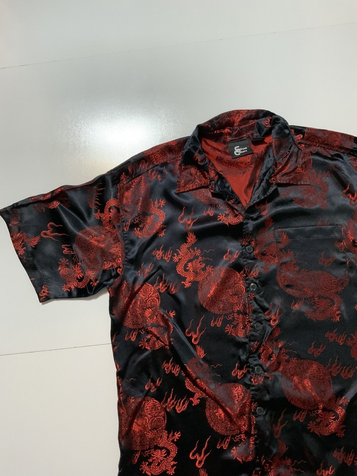 Vintage Y2K Street Culture Dragons Squirrel Oriental Asian Shirt Size US L / EU 52-54 / 3 - 3 Thumbnail